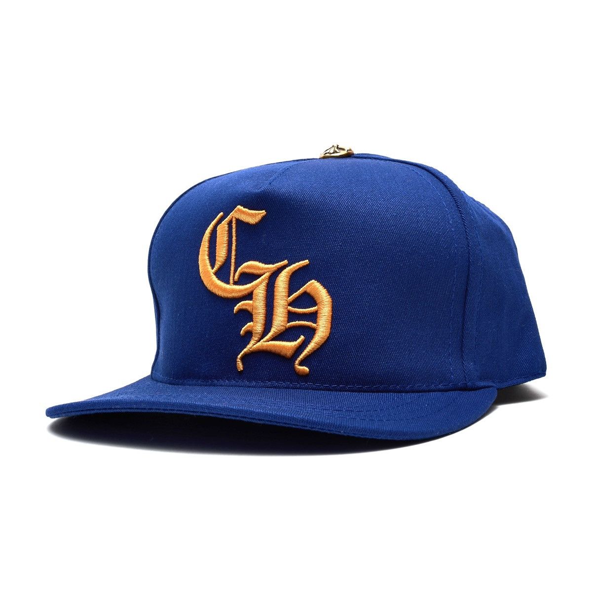 Chrome Hearts Embroidered CH Logo Baseball Hat Blue Orange Size ONE SIZE - 5 Thumbnail