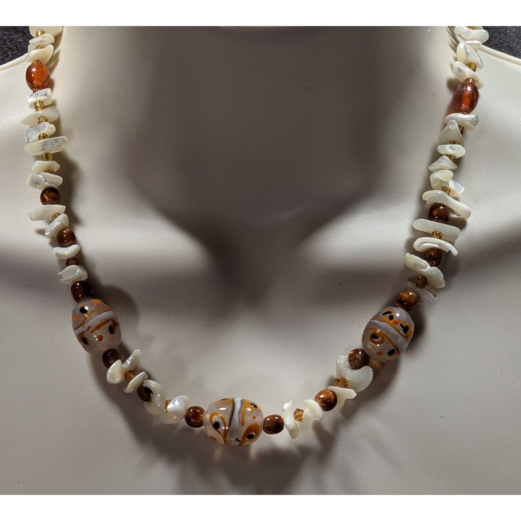 Other Handmade Mermaidcore Shell Pearl and Glass Necklace Size ONE SIZE - 3 Thumbnail