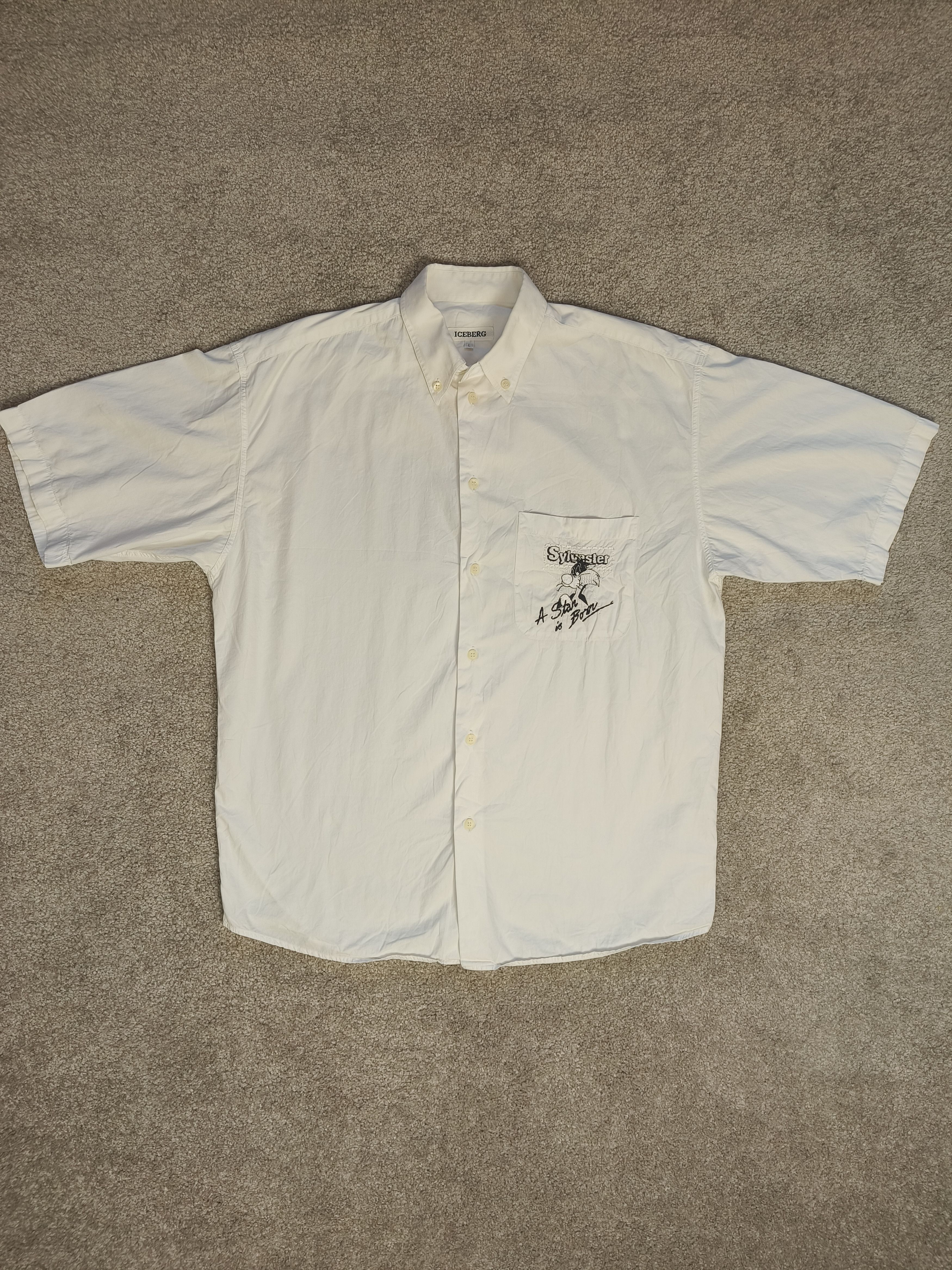 Iceberg × Warner Bros Iceberg x Warner Bros Sylvester Cat Vintage Shirt Size US L / EU 52-54 / 3 - 1 Thumbnail