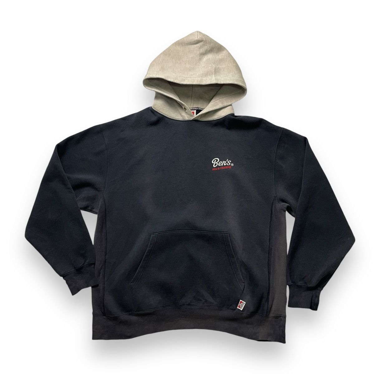 Ben Davis VINTAGE BEN DAVIS HEAVYWEIGHT HOODIE SWEATSHIRT Size US XL / EU 56 / 4 - 1 Thumbnail