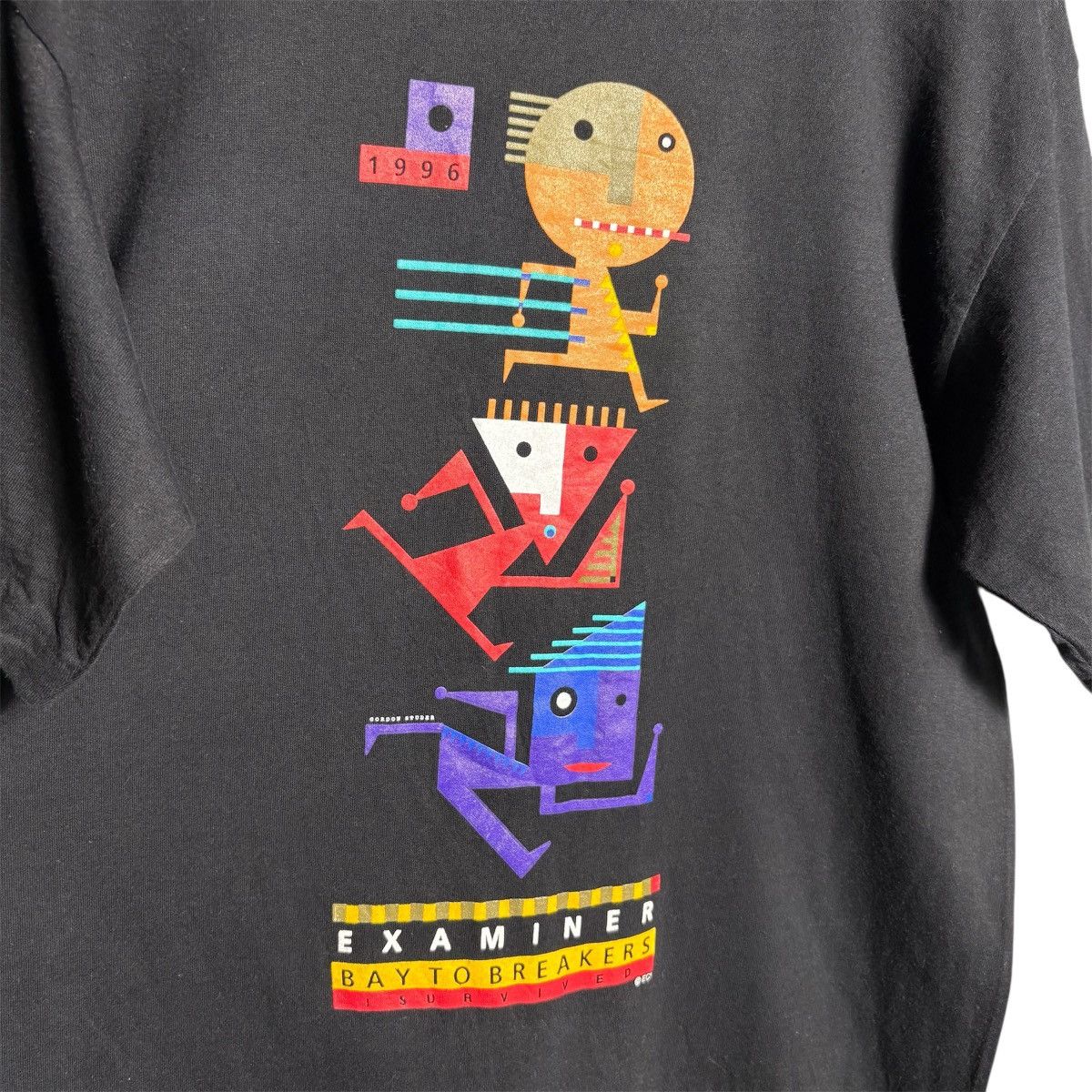 Vintage Vintage 90s Gordon Studer Examiner Art T-Shirt Size US L / EU 52-54 / 3 - 4 Thumbnail