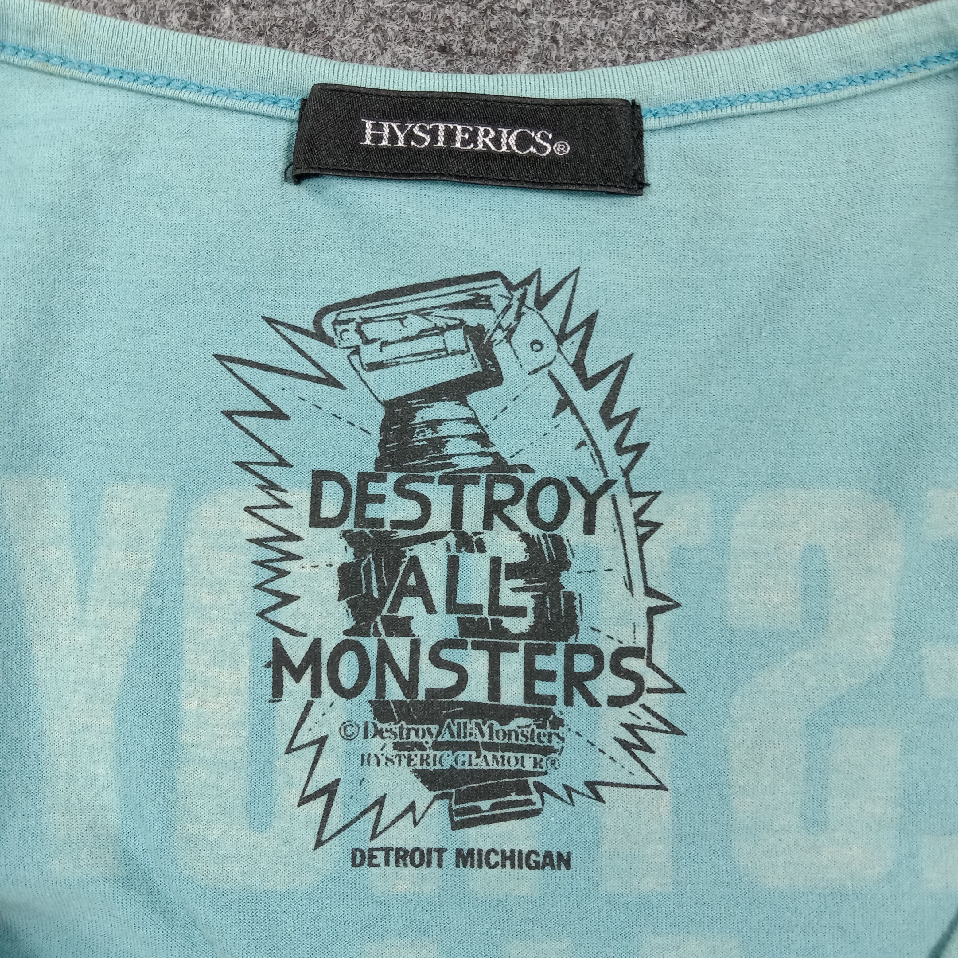 Hysteric Glamour Hysteric Glamour x Destroy All Monsters Tshirt C285N49 Size XL / US 12-14 / IT 48-50 - 3 Thumbnail
