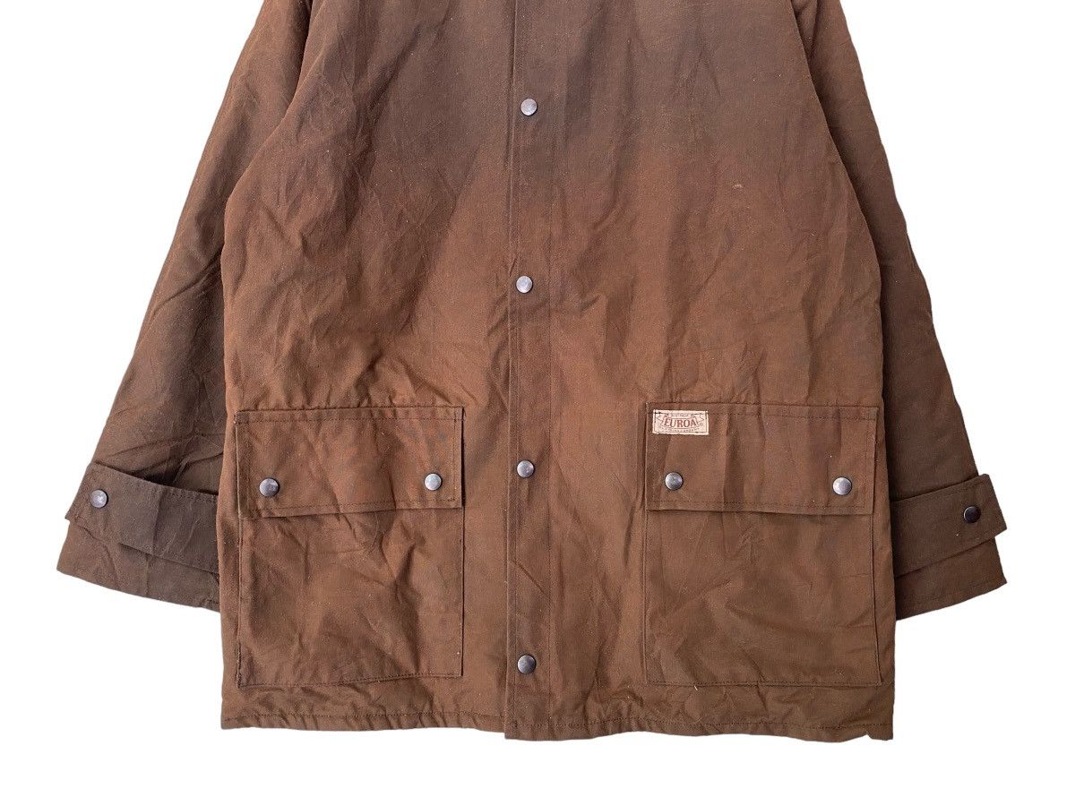 Vintage Rare EUROA Waxed Jacket Zipper Size US M / EU 48-50 / 2 - 9 Thumbnail
