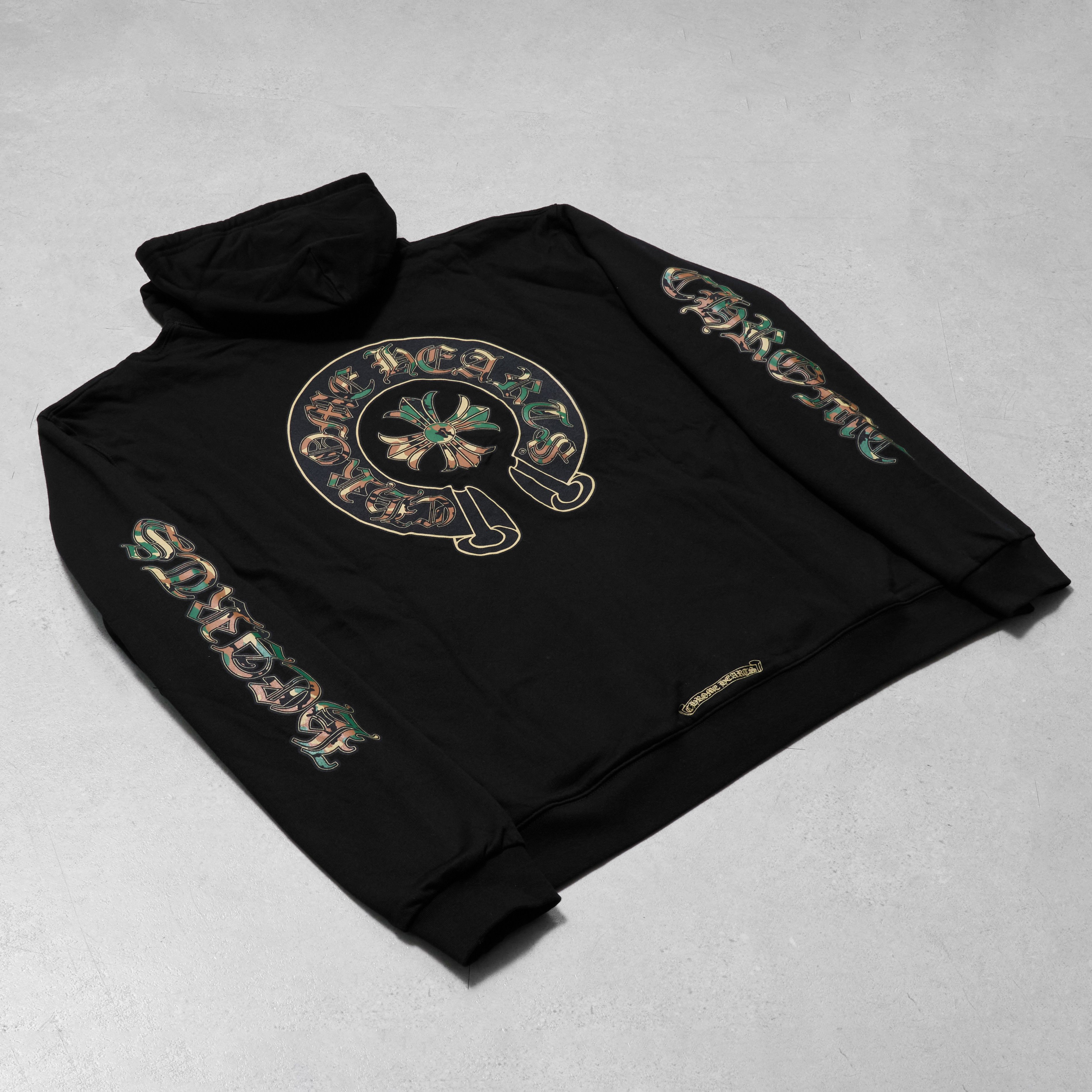 Chrome Hearts CHROME HEARTS MULTI COLOR HORSESHOE LOGO ZIP
