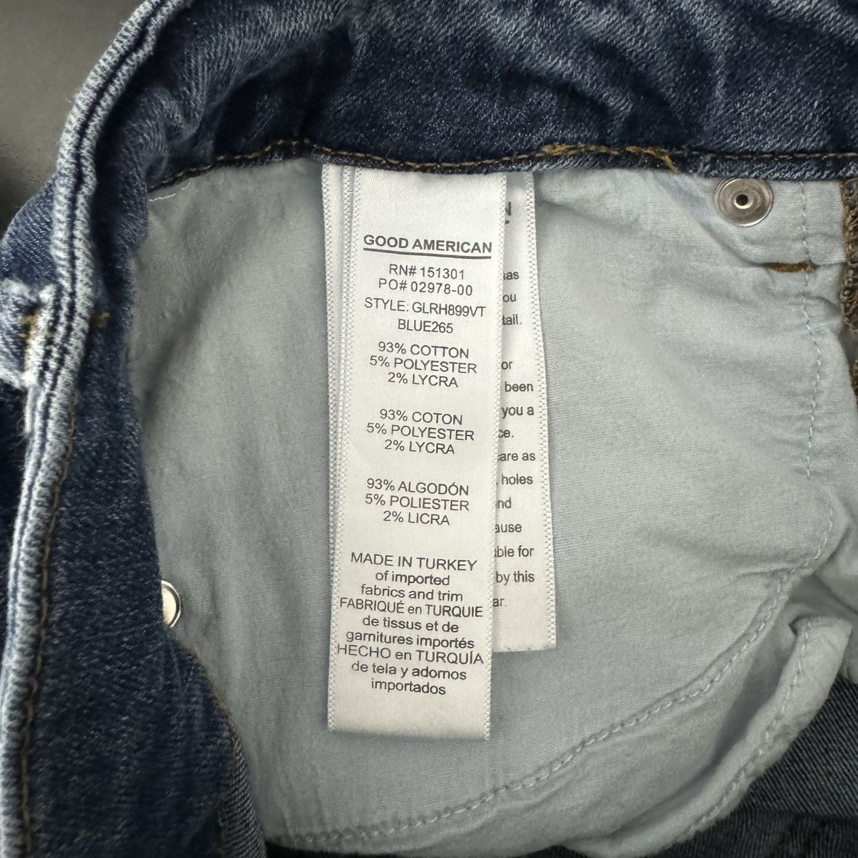 Good American GOOD AMERICAN Denim High Waisted Good Legs Skinny Jeans Size 28" / US 6 / IT 42 - 10 Thumbnail