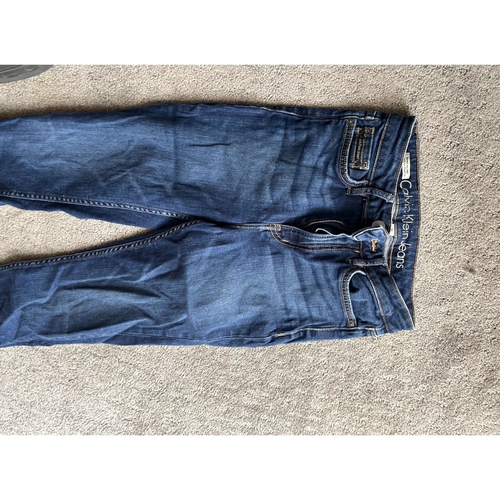 Calvin Klein Calvin Klein Jeans 26 Blue High Rise Ankle Skinny Distressed Medium Wash Womens Jeans 5-Pocket Denim Distressed Stretch Size 26" / US 2 / IT 38 - 4 Thumbnail