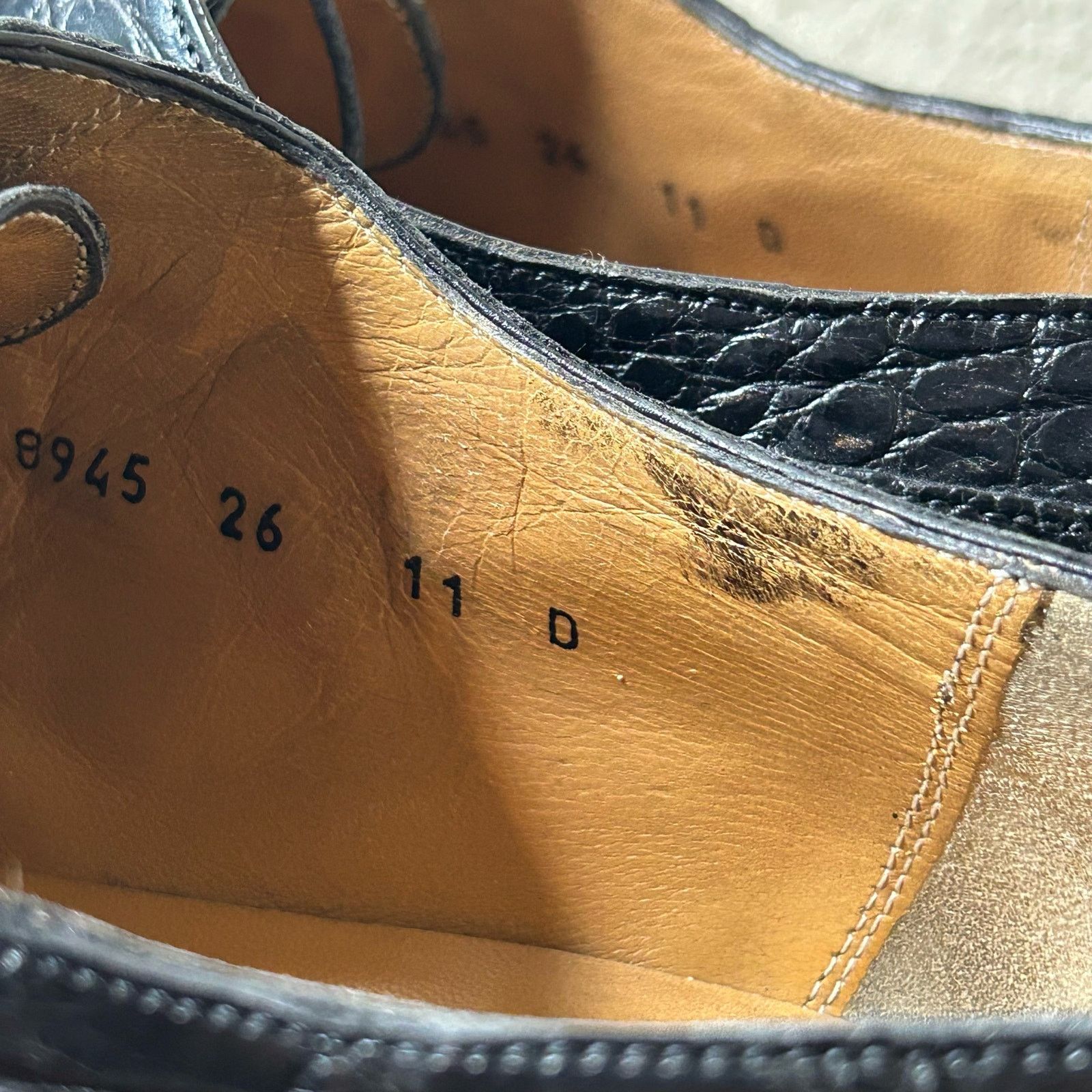 Salvatore Ferragamo Salvatore Ferragamo Shoes Black Leather Oxfords Size 11 Size US 11 / EU 44 - 5 Thumbnail