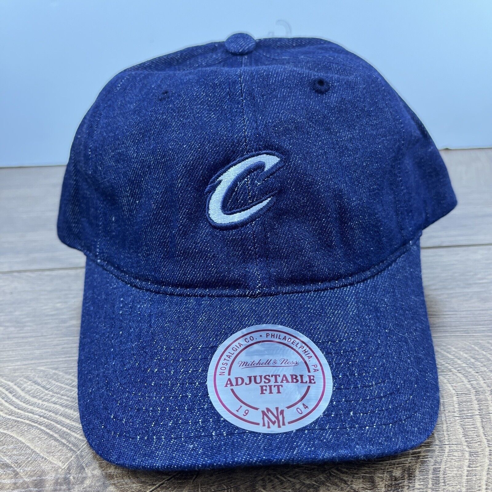 Mitchell & Ness Cleveland Cavaliers NBA Hat Mitchell & Ness Blue Hat Adjusta Size ONE SIZE - 1 Thumbnail
