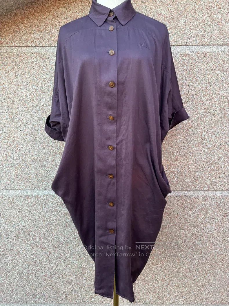 Vivienne Westwood Vivienne Westwood Irregular cut shirt dress Size M / US 6-8 / IT 42-44 - 1 Thumbnail