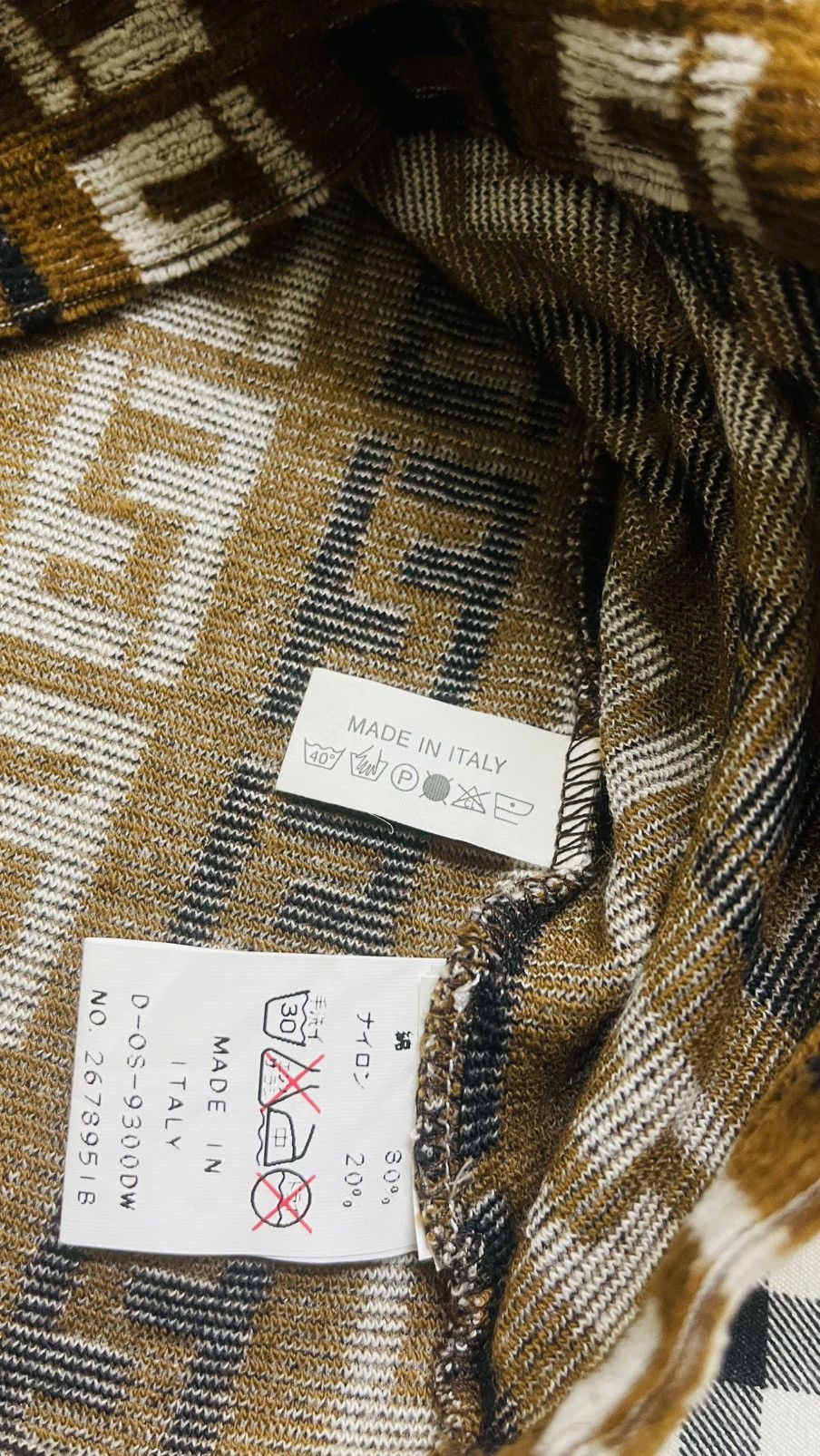 Fendi Fendi FF Monogram Shirt – New With Tags – Made in Italy Size M / US 6-8 / IT 42-44 - 5 Thumbnail