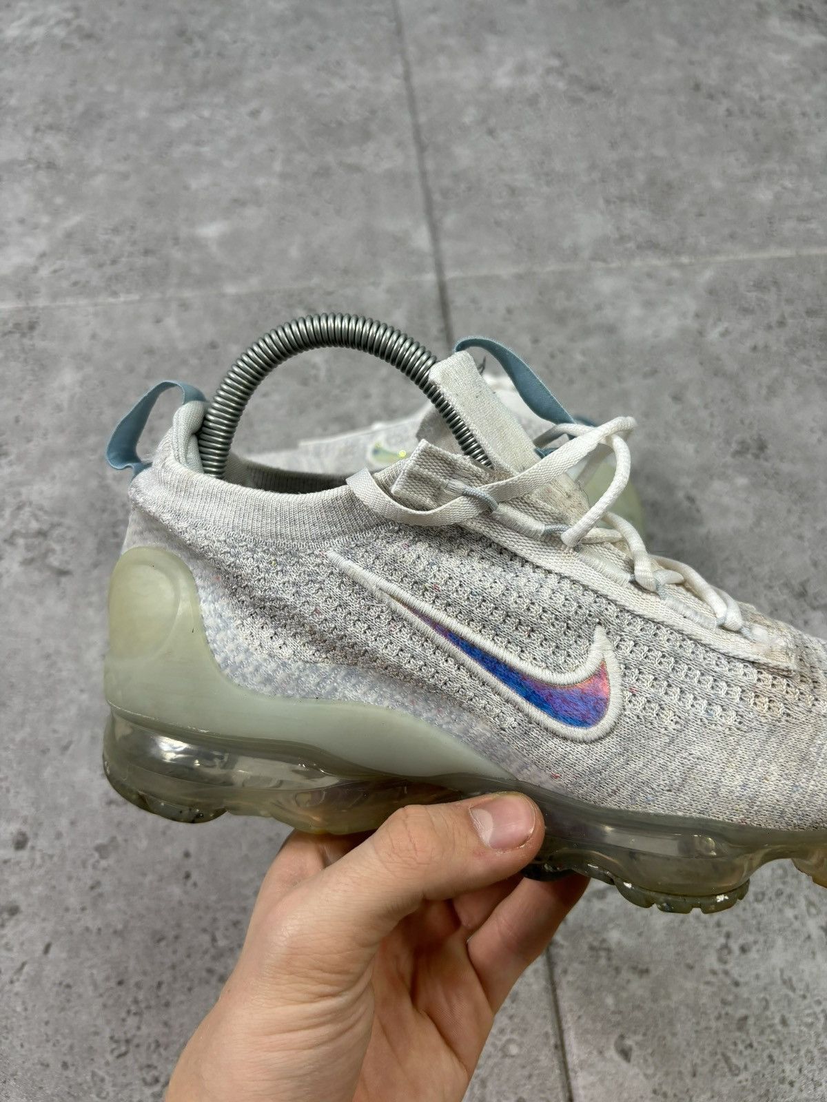 Designer × Nike Wmns Air VaporMax Flyknit Hype Trendy Shoes Streetwear Size US 8 / IT 38 - 1 Thumbnail