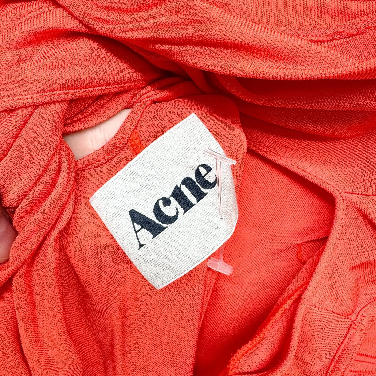 Acne Studios Acne Studios Twisted Draped Mini Coral Cap Sleeve Dress 10 Size L / US 10 / IT 46 - 3 Thumbnail