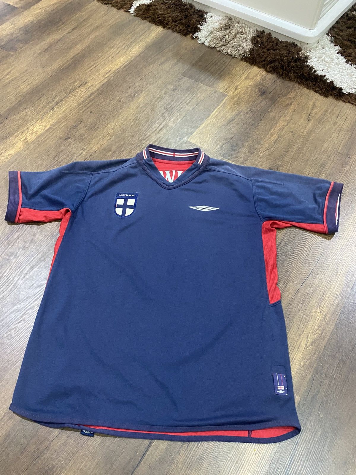 Umbro × Vintage Original Umbro 90’s England Jersey Robbie Fowler 9 Size US L / EU 52-54 / 3 - 12 Thumbnail