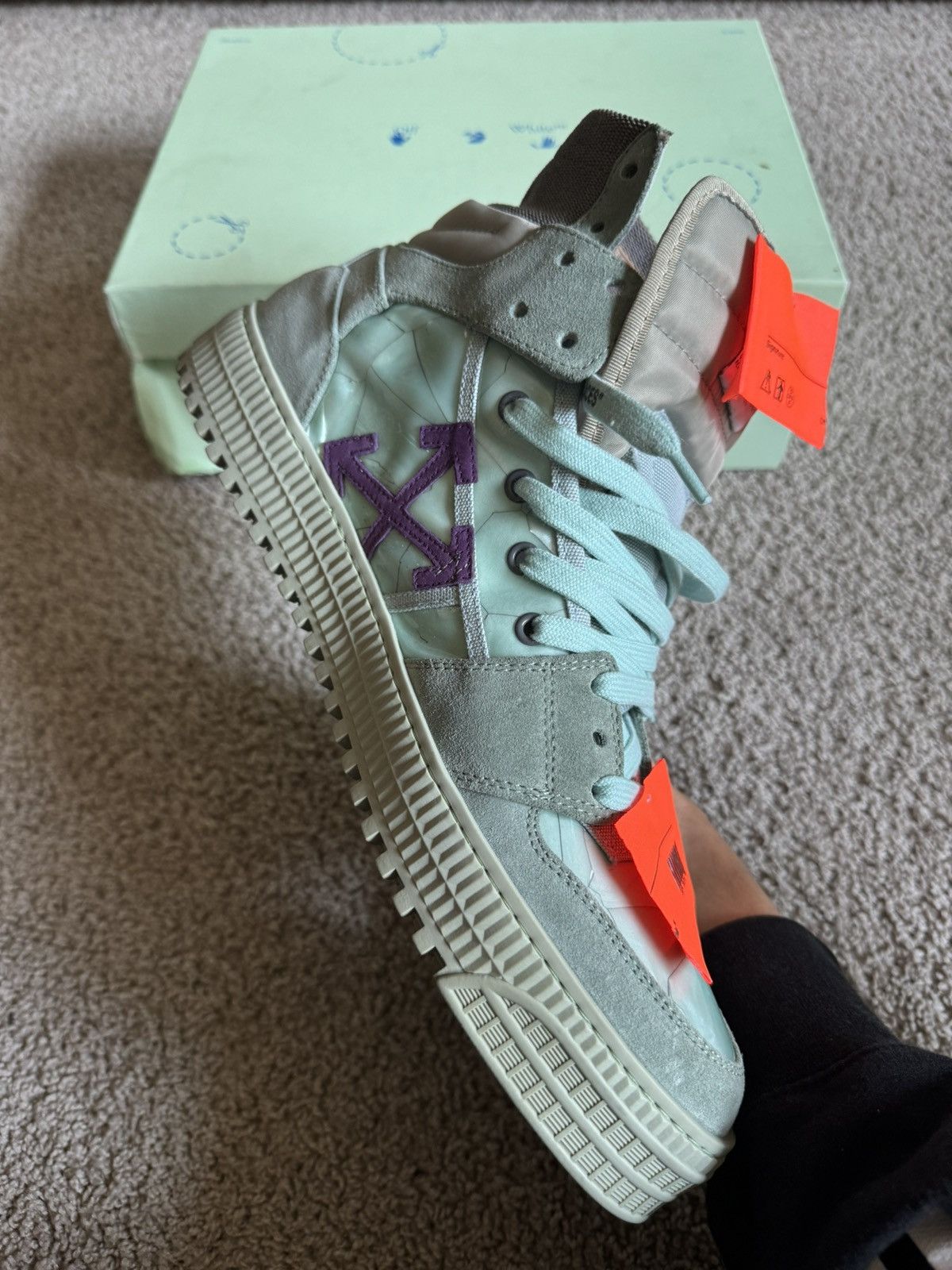 Designer × Off-White Off-White Off-Court High ‘Mint Green’ Size 12 Size US 12 / EU 45 - 14 Thumbnail