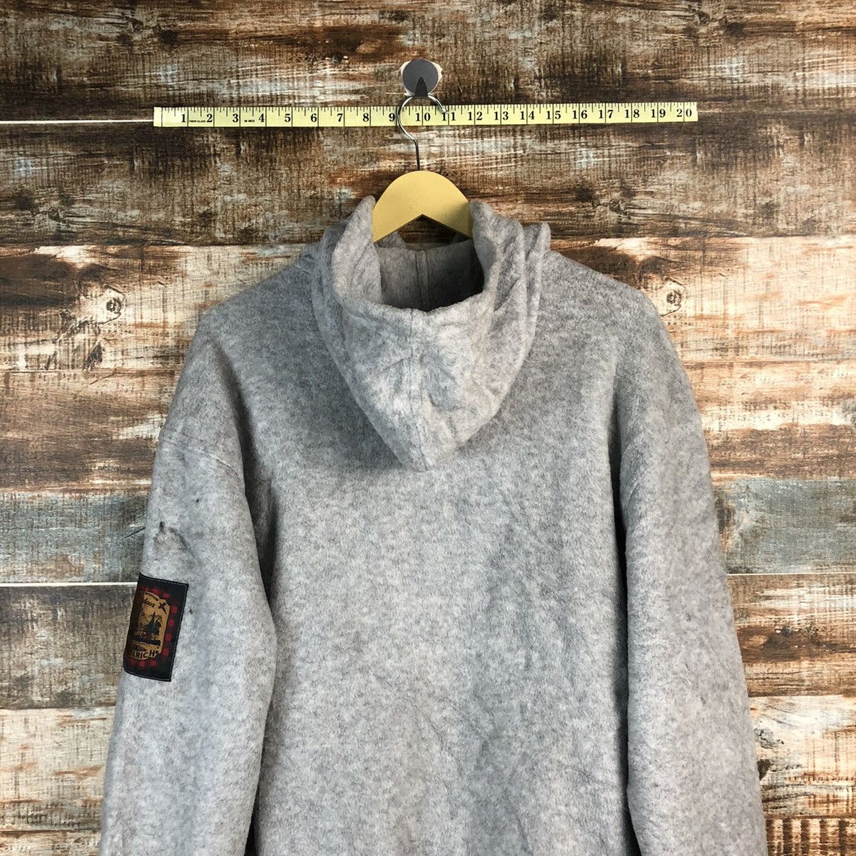 Woolrich Woolen Mills Wool Rich Grey Hoodie #A2314 Size US S / EU 44-46 / 1 - 15 Thumbnail