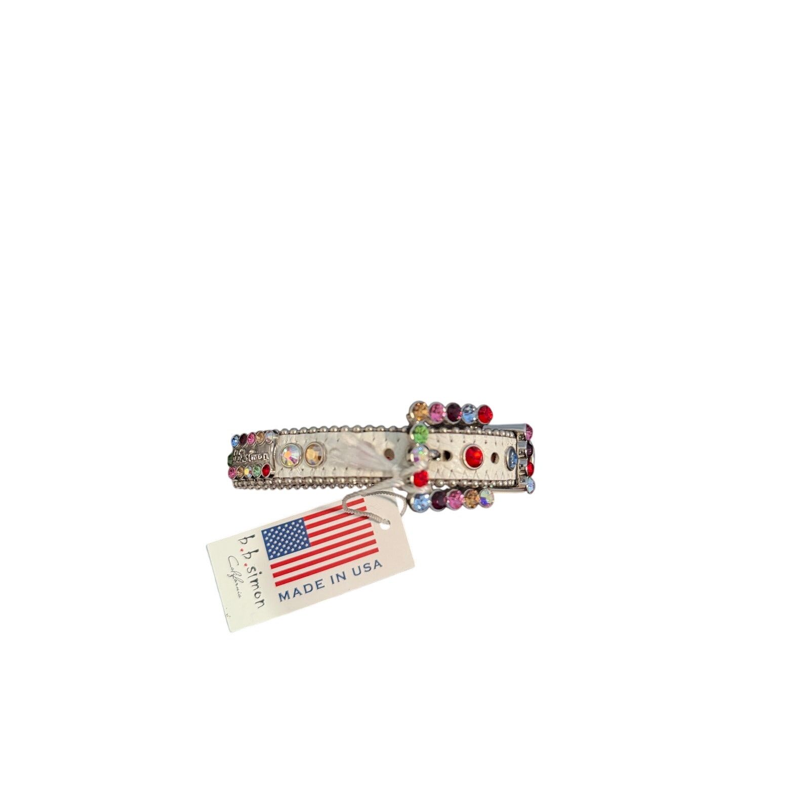 Supreme Supreme x B.B Simon Studded dog collar white sz M ds in box Size ONE SIZE - 3 Thumbnail