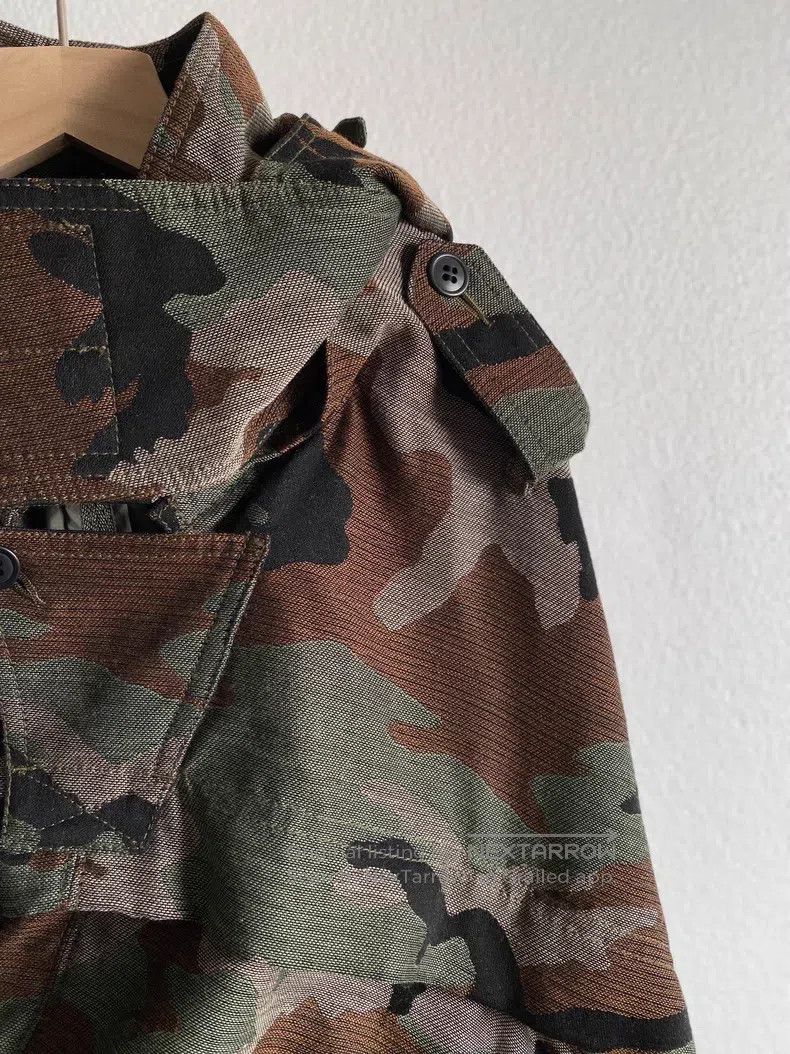 Junya Watanabe Junya Watanabe Deconstructed camouflage cape-style jacket Size S / US 4 / IT 40 - 4 Thumbnail