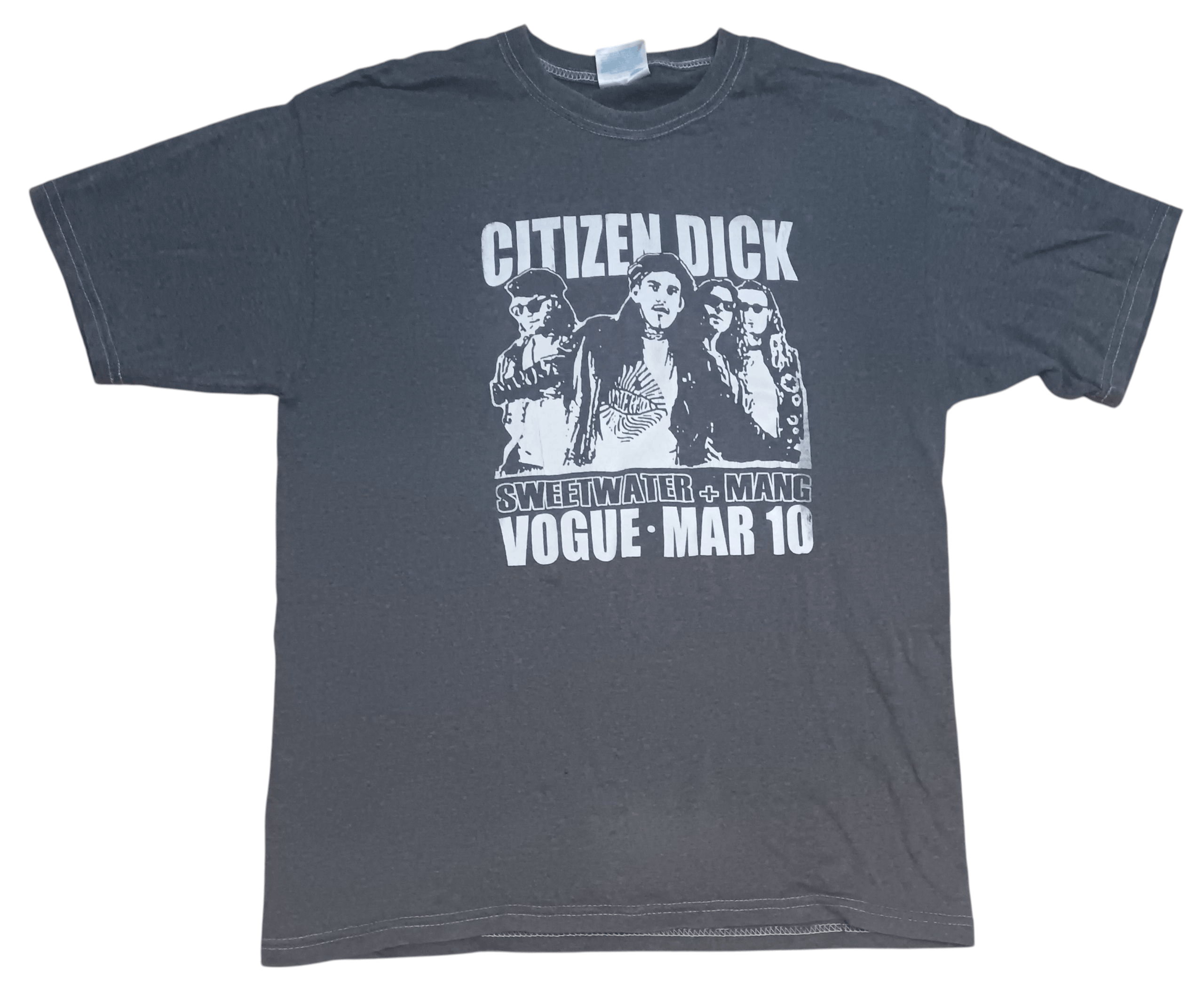 Mostly Heard Rarely Seen VINTAGE CITIZEN DICK (PEARL JAM) FICTIONAL TOUR SHIRT Size US M / EU 48-50 / 2 - 1 Thumbnail