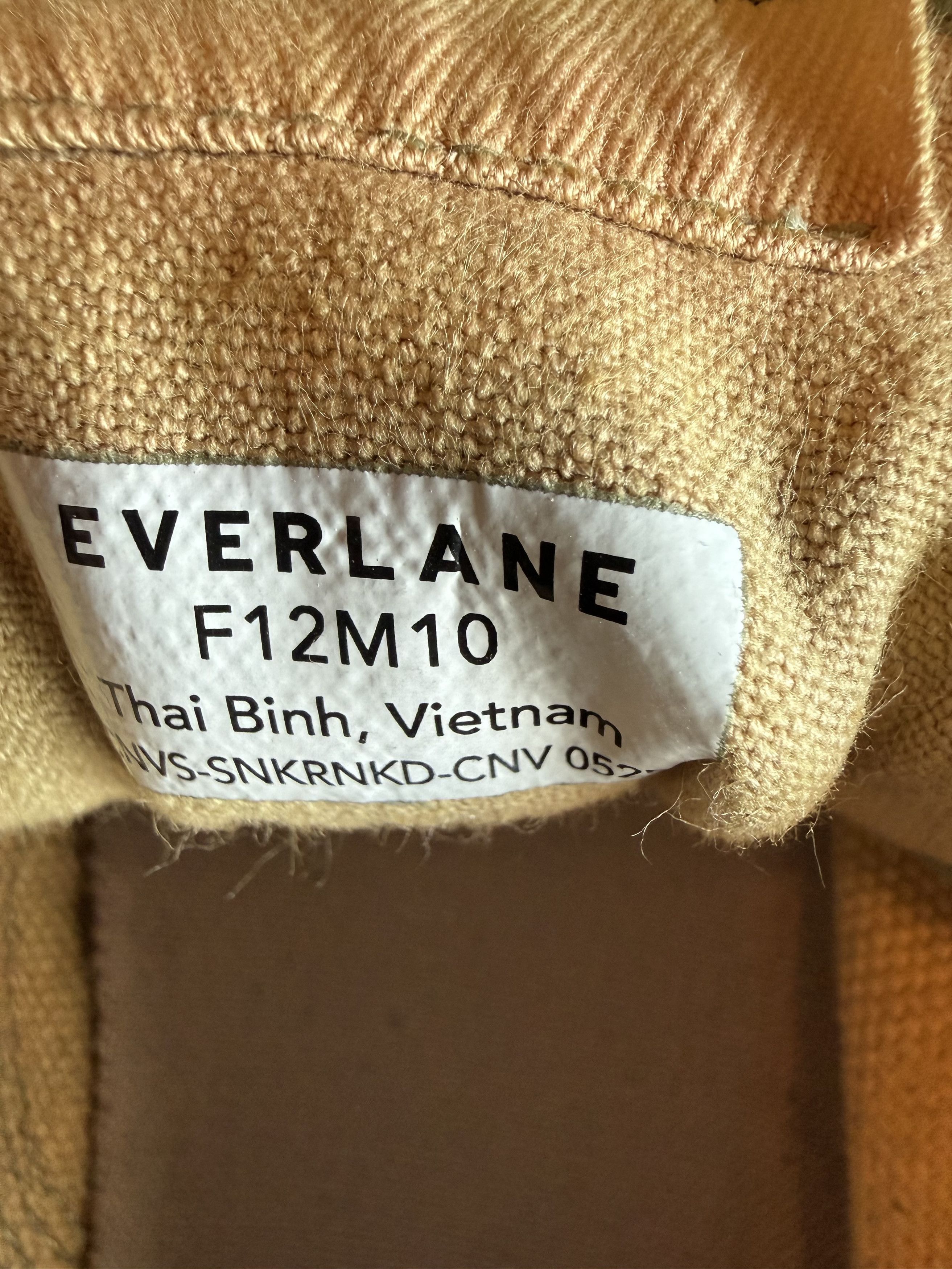 Everlane Everlane Tan Hand Dyed Canvas Sneakers, Men's US10 Size US 10 / EU 43 - 6 Thumbnail