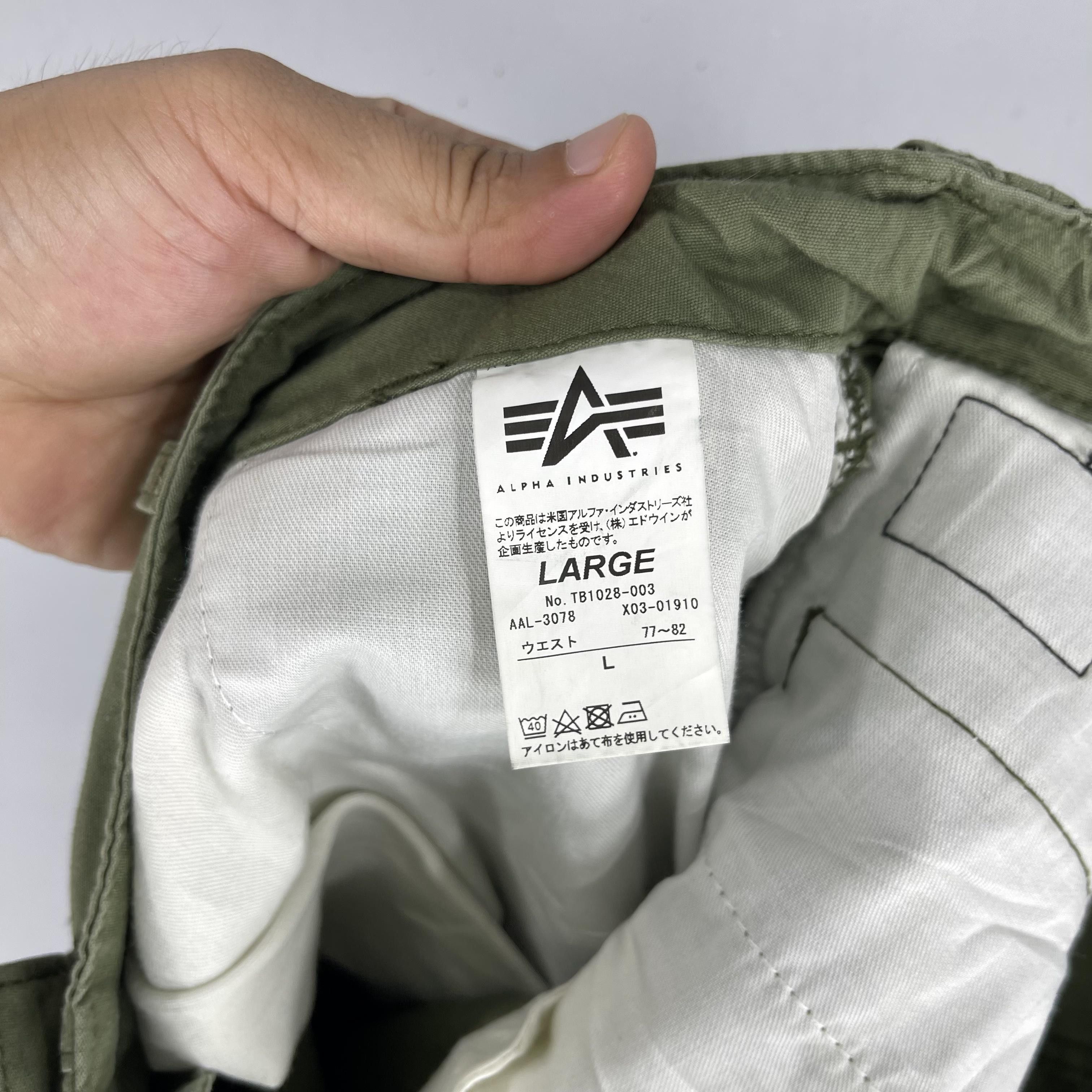 Alpha Industries × Vintage Vintage Alpha Industries Parachute Baggy Style Cargo Pant Size US 35 - 8 Thumbnail