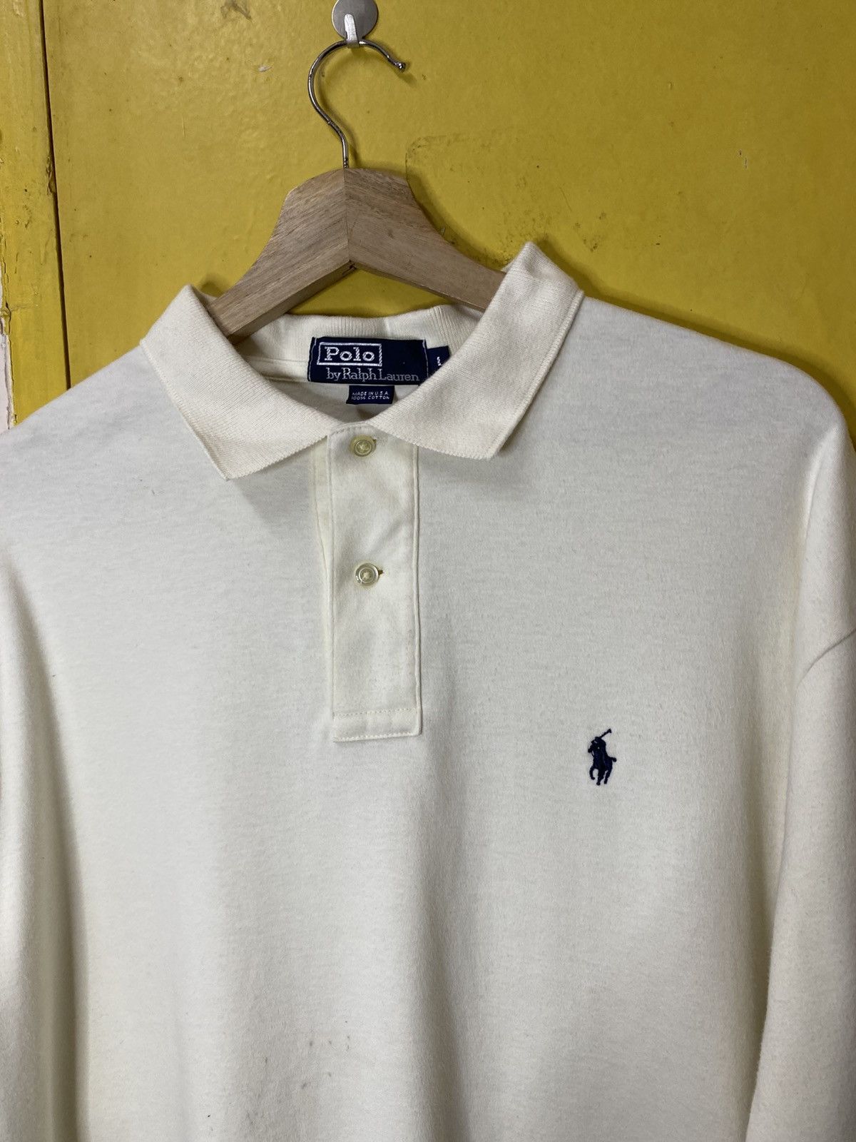 Polo Ralph Lauren Polo Ralph Lauren Polo Shirt Cream Colour Size US L / EU 52-54 / 3 - 4 Thumbnail