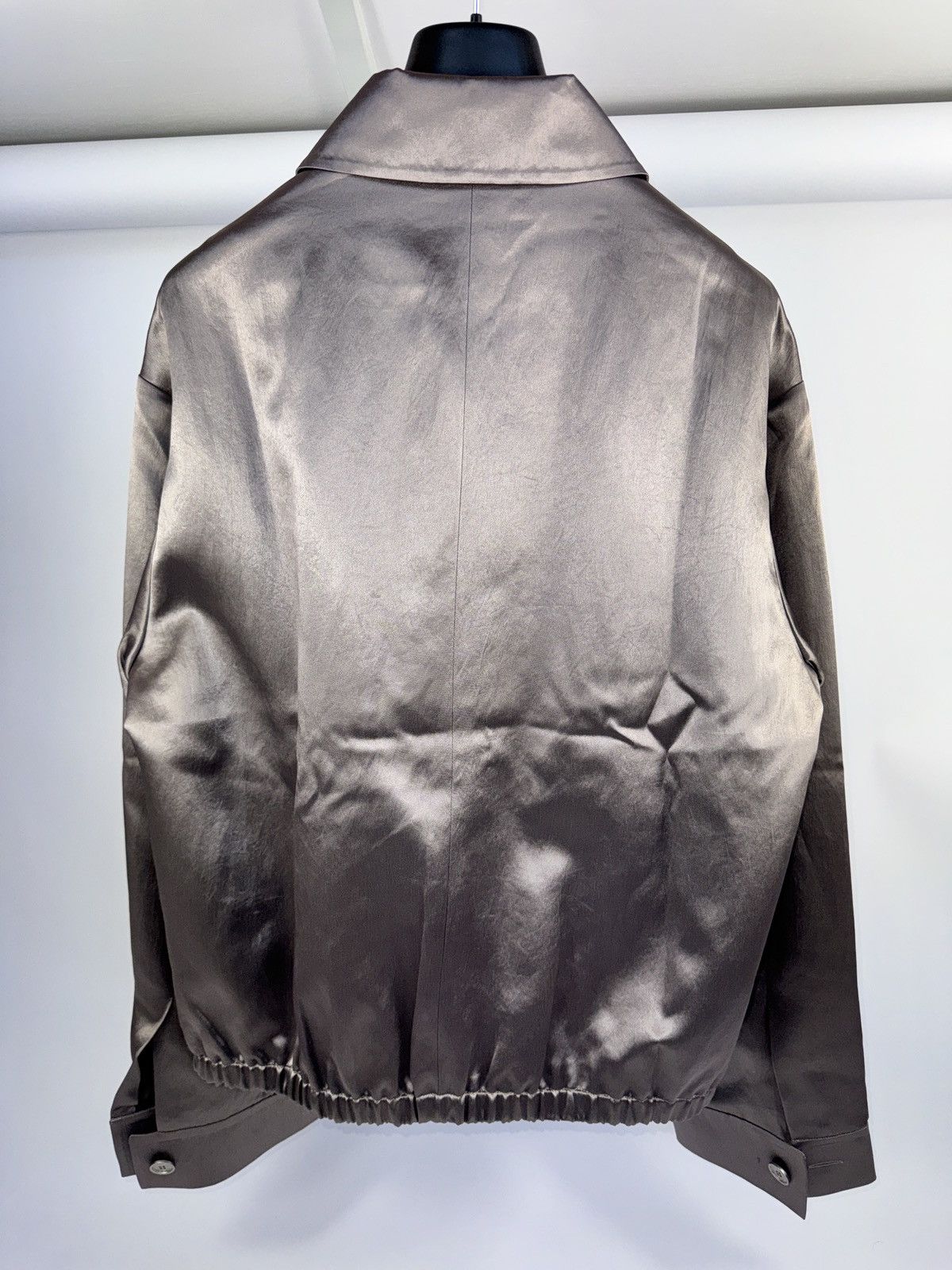Loewe OVERSIZED SATIN ZIP BOMBER JACKET Size US L / EU 52-54 / 3 - 2 Thumbnail