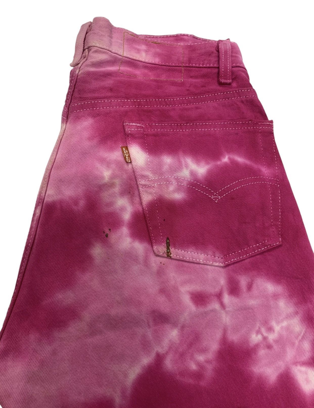 Levi's × Levi's Vintage Clothing Levis 501 Tie Dye Pink Slim Fits Size US 30 / EU 46 - 4 Thumbnail