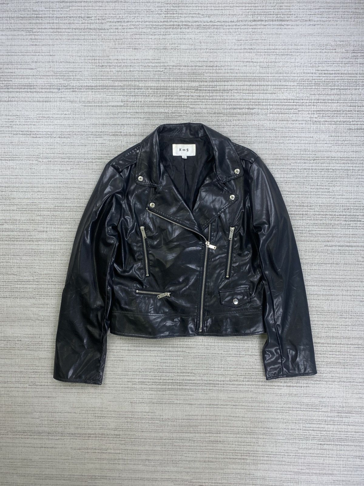 If Six Was Nine Vintage Koos Van Den Akker Double Collar Biker Jacket Size US M / EU 48-50 / 2 - 1 Thumbnail