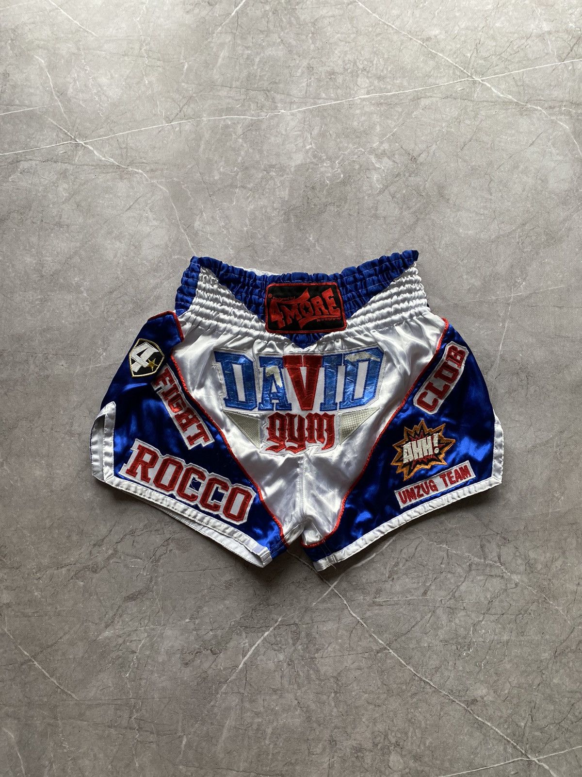 Vintage Vintage THAI4MORE Muay Thai Boxing Training David Gym Shorts Size US 34 / EU 50 - 3 Thumbnail