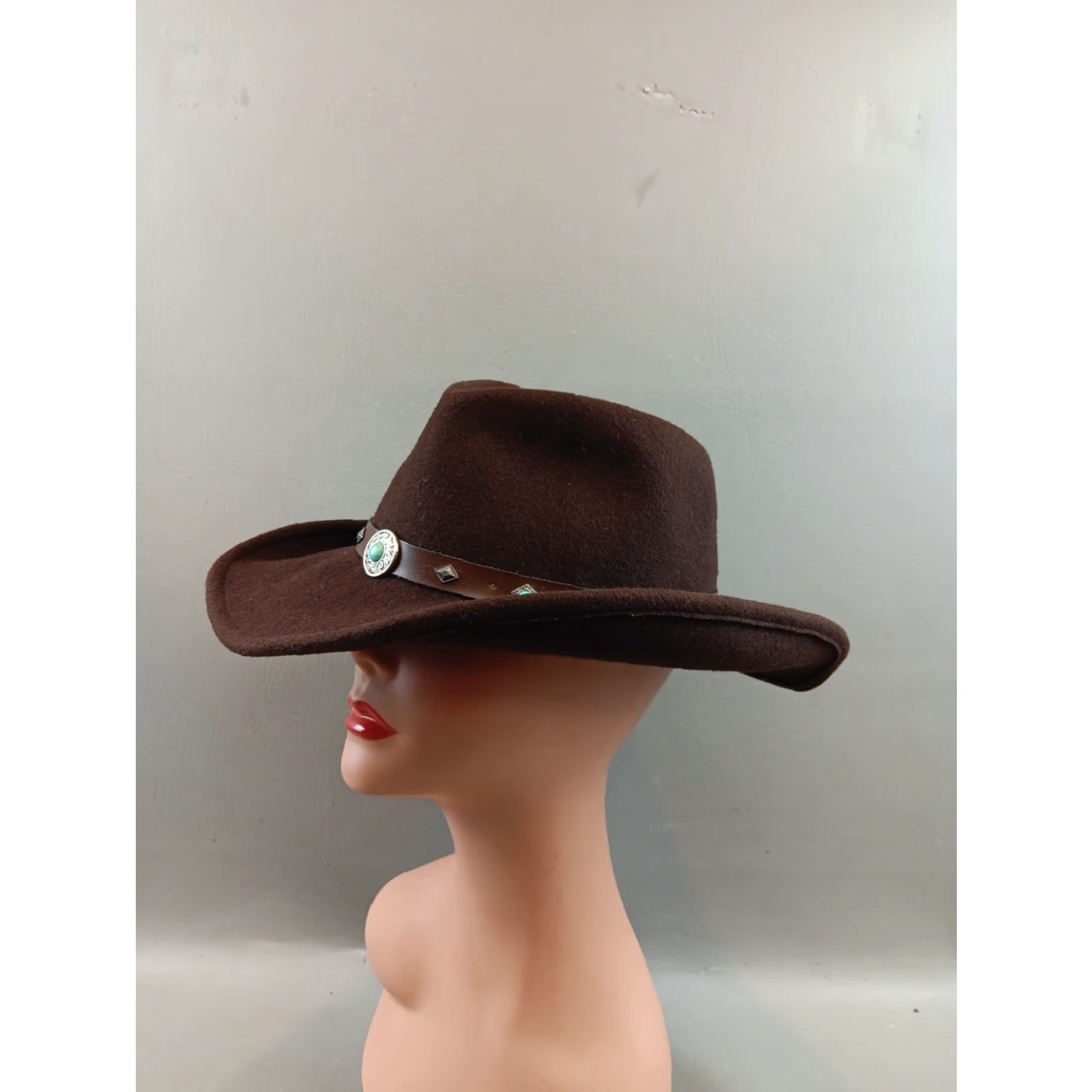 Cody James Cody James Santa Ana Cowboy Hat M Brown Wool Western Exculsive for Boot Barn USA Mens Size ONE SIZE - 4 Thumbnail