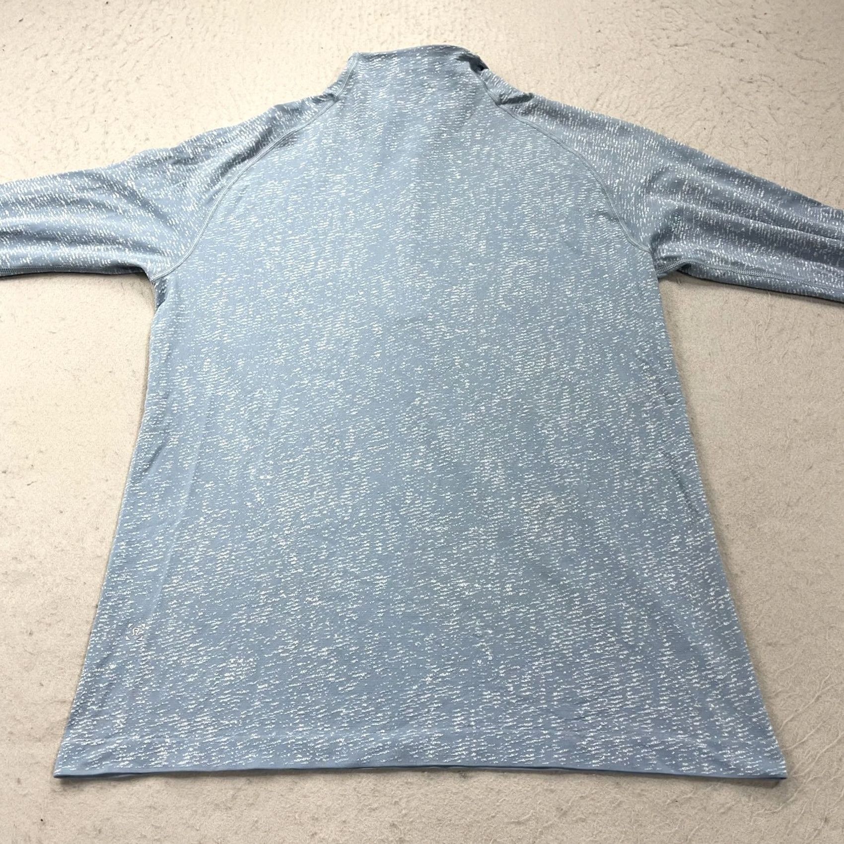 Lululemon Lululemon Jacket Mens M Blue Geometric 1/4 Zip Pullover Gym Size US M / EU 48-50 / 2 - 6 Thumbnail