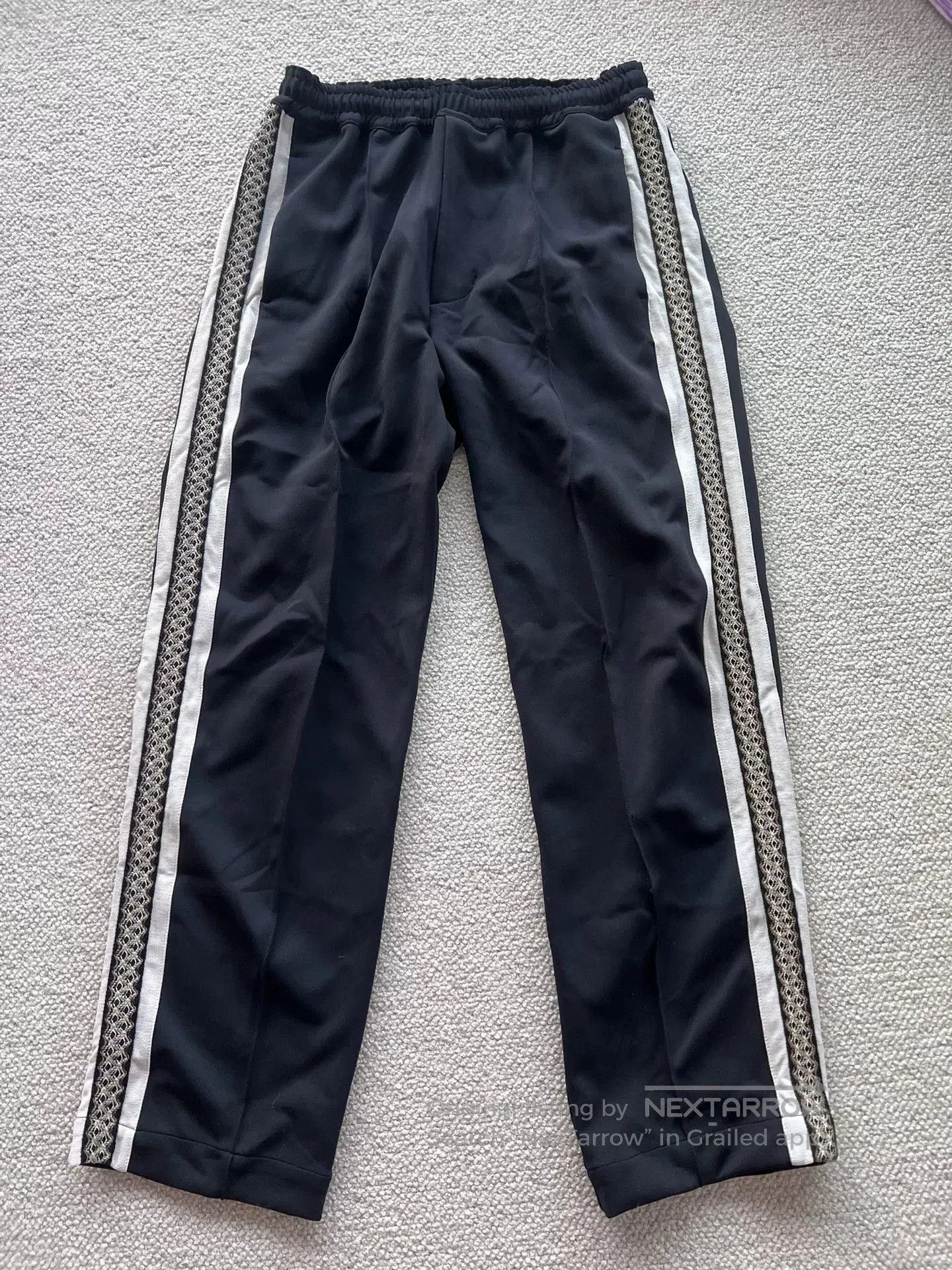 Sasquatchfabrix sasquatchfabrix lace tape track pants. Size US 34 / EU 50 - 1 Thumbnail