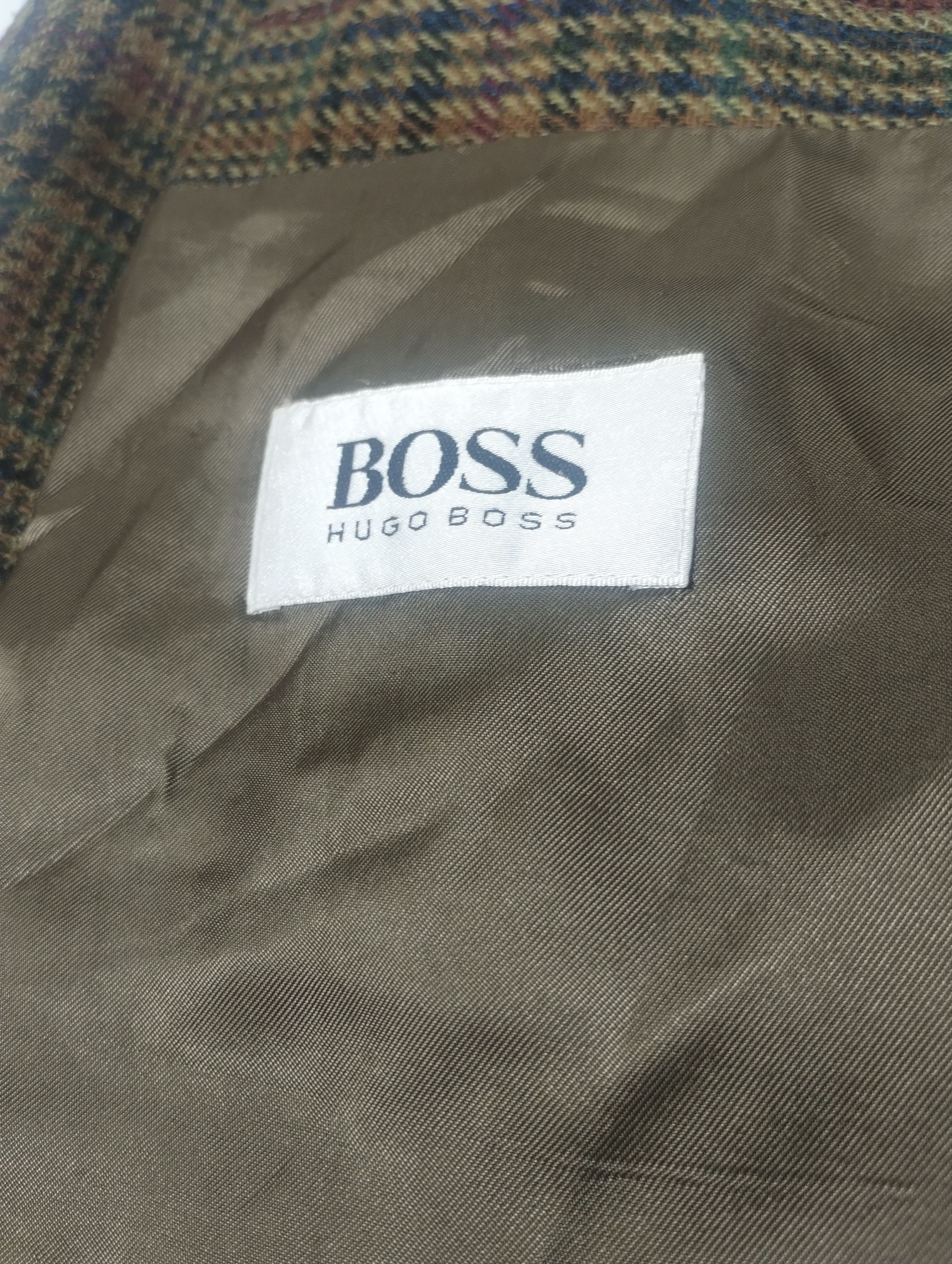 Hugo Boss Vintage Harders Blazer Fratelli Tallia Delfino 52R Check Size 52R - 5 Thumbnail