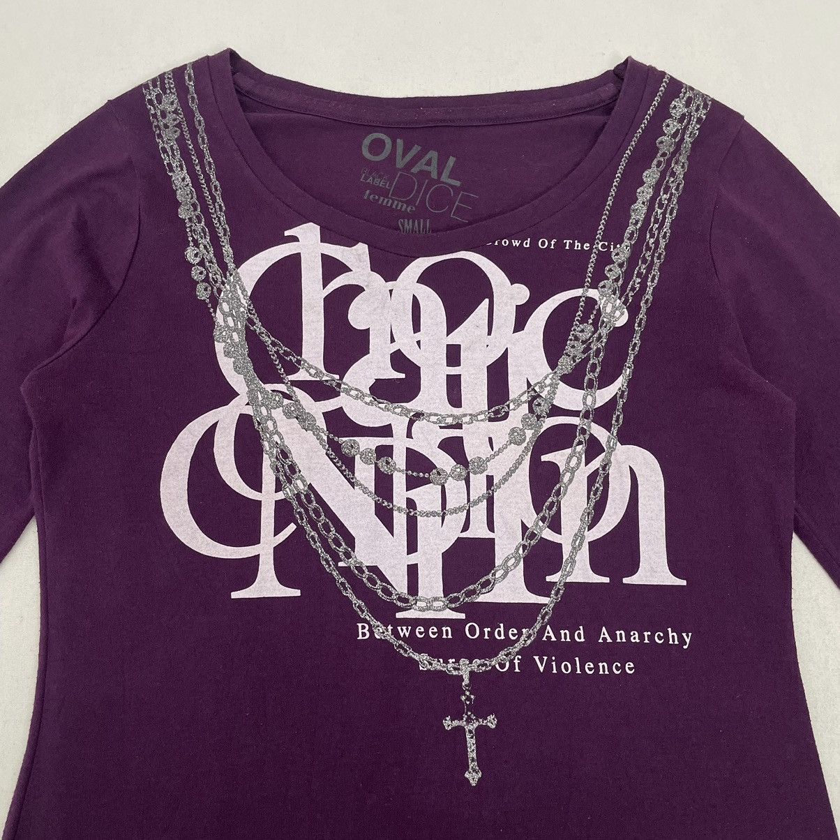 If Six Was Nine × Japanese Brand × Yasuyuki Ishii Oval cross necklace longsleeve yasuyuki ishii styled Size S / US 4 / IT 40 - 2 Thumbnail