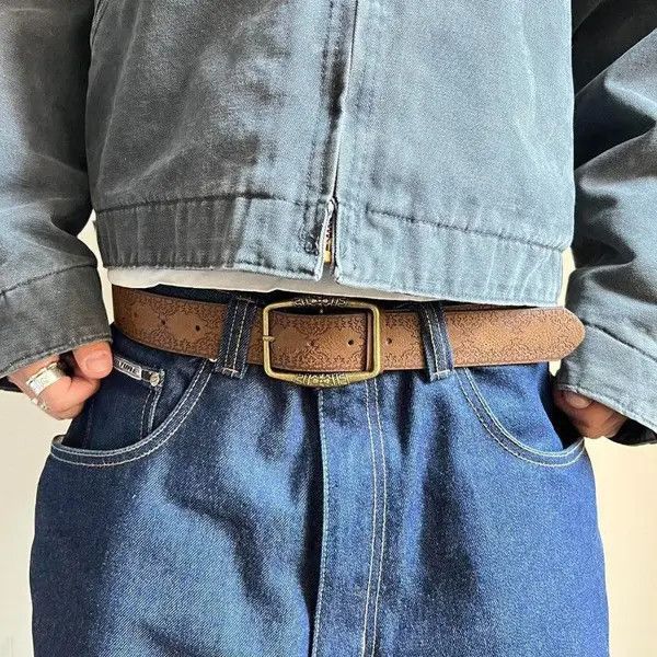 Cowboy Equipment Takako x Yuki style american western floral rustic boho belt Size ONE SIZE - 2 Thumbnail