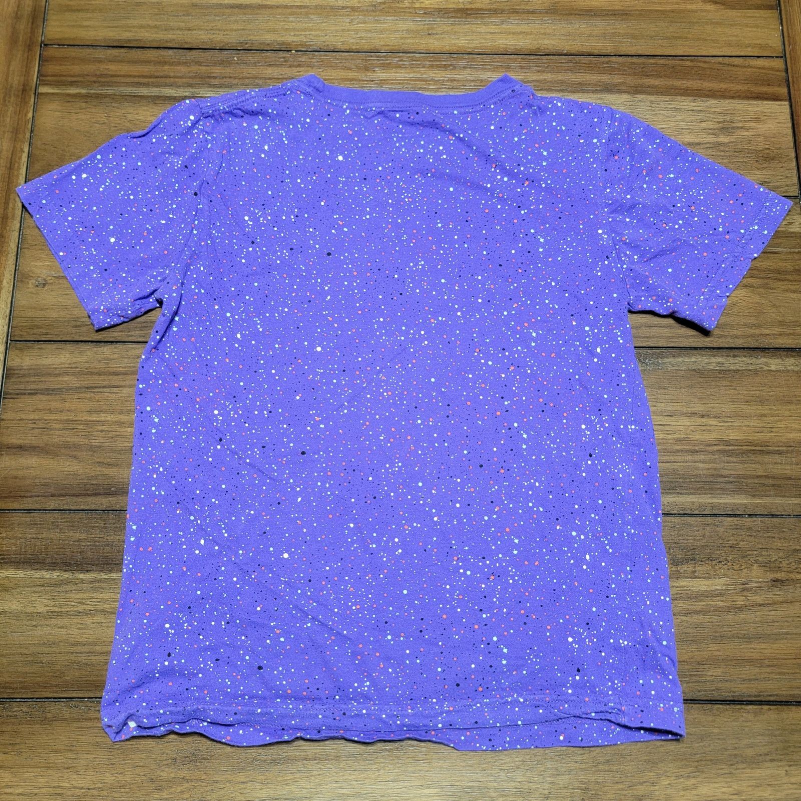Nike Air Jordan Purple Speckled Tee - Size Adult Small Size US L / EU 52-54 / 3 - 3 Thumbnail
