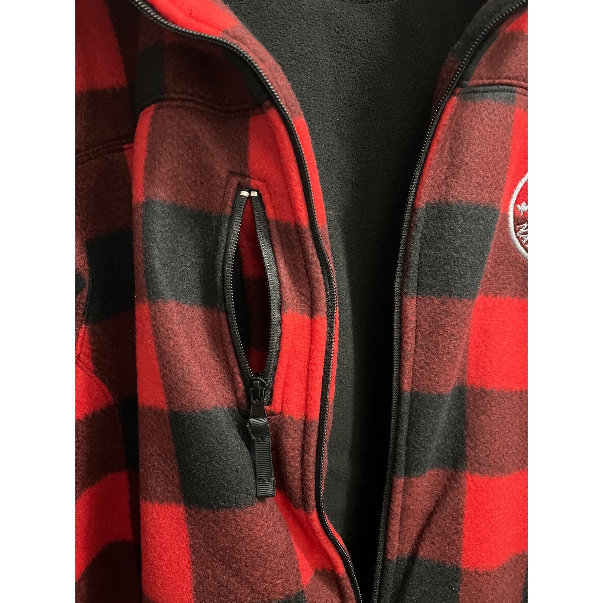 Other Northern Jasper National Park Red Black Checkered Hooded Zip Size US L / EU 52-54 / 3 - 4 Thumbnail