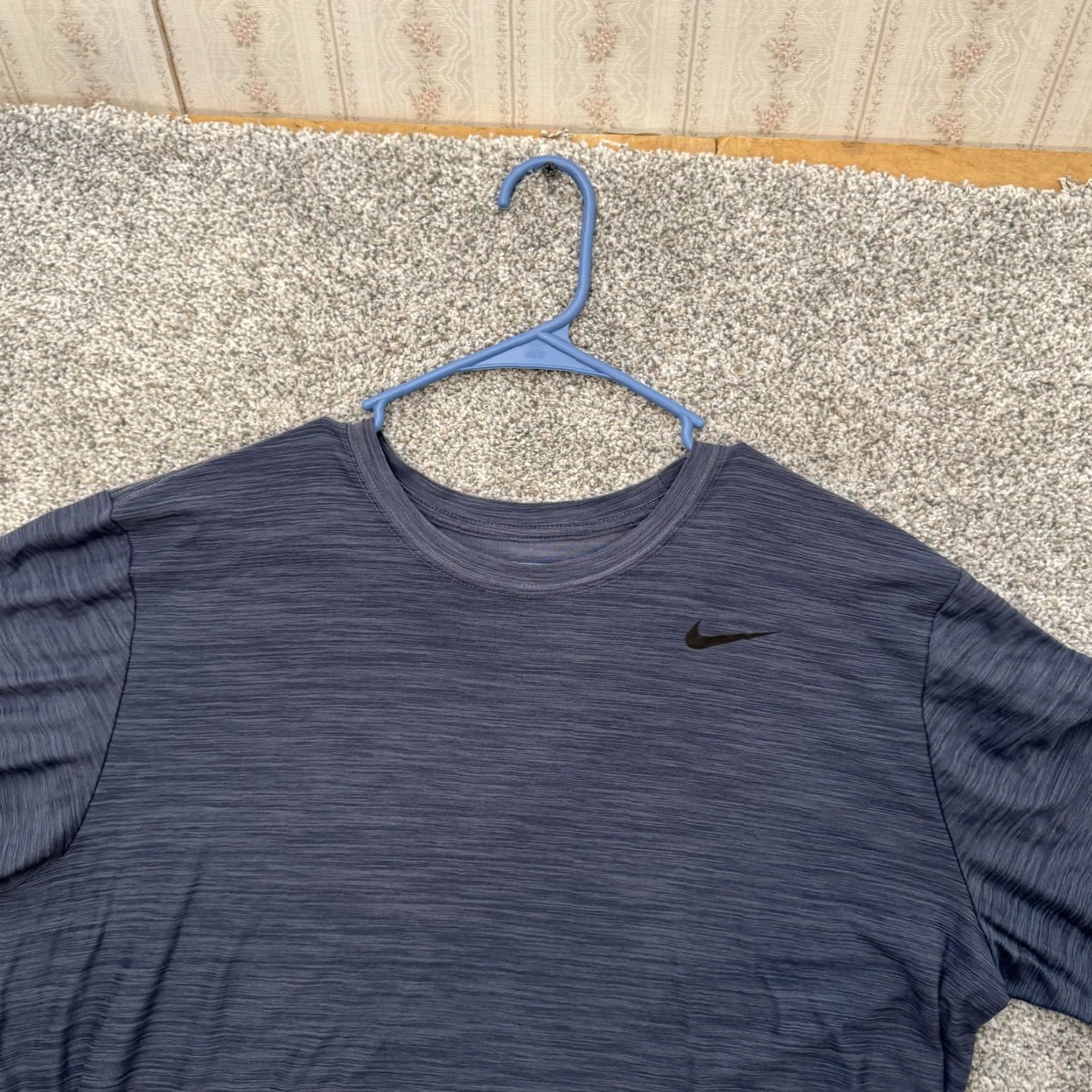 Nike Nike Shirt Mens XL Dri-FIT Lightweight Athletic Running Tee Top Blue Size US XL / EU 56 / 4 - 4 Thumbnail