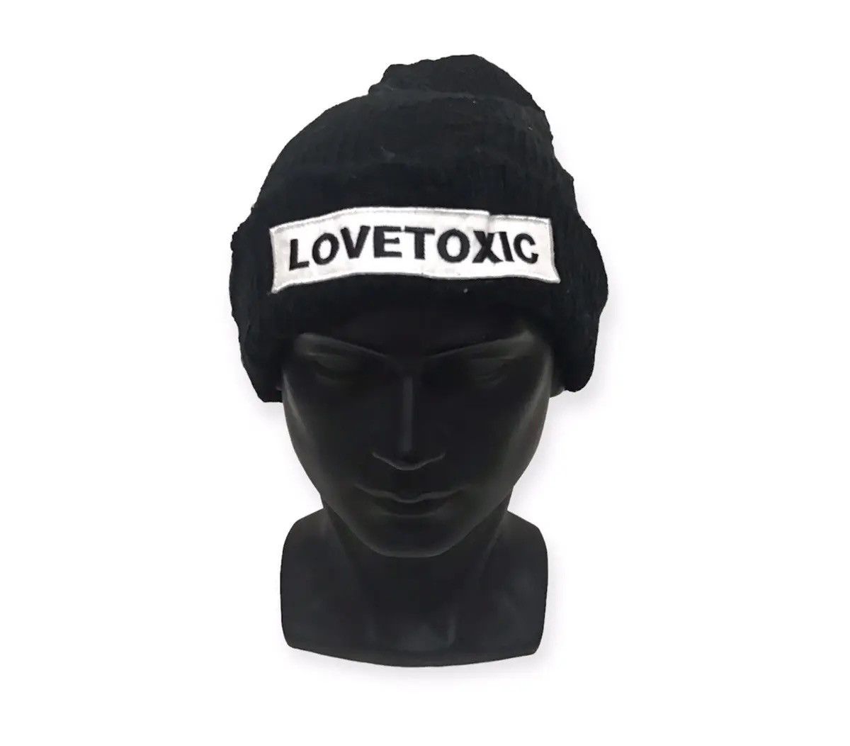 Japanese Brand × Vintage Love Toxic Beanie Hat Size ONE SIZE - 1 Thumbnail