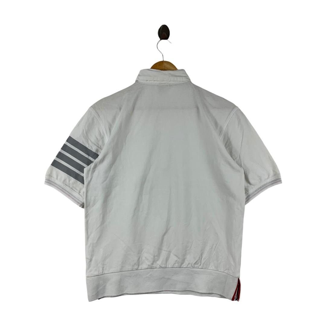 Thom Browne THOM BROWNE White polo tee Size US M / EU 48-50 / 2 - 4 Thumbnail
