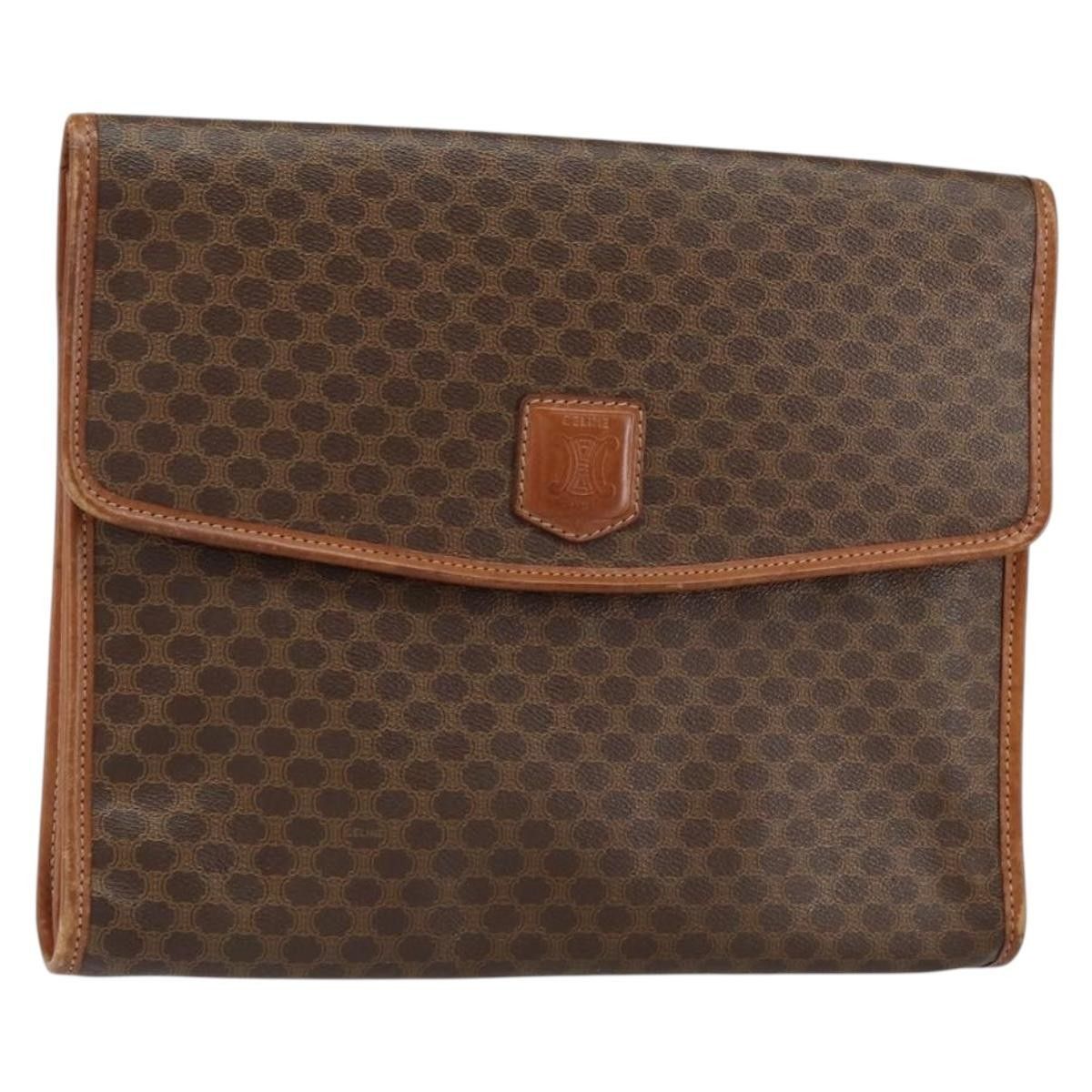 Celine Celine Macadam Pochette Canvas and Leather Size ONE SIZE - 1 Thumbnail