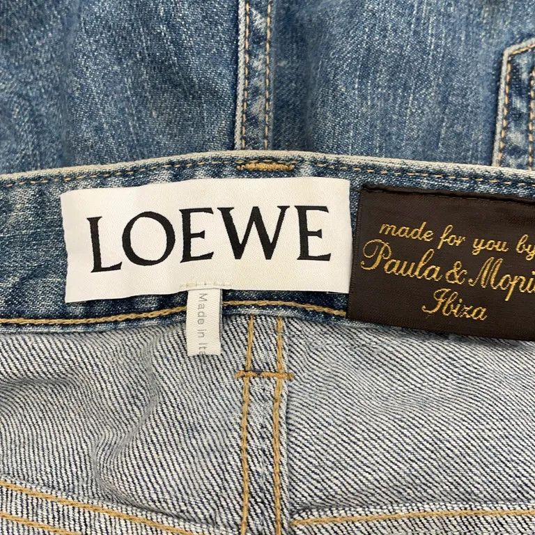 Loewe x Paulas Ibiza Sequin Multi Patched Denim Jeans Size US 38 / EU 54 - 5 Thumbnail