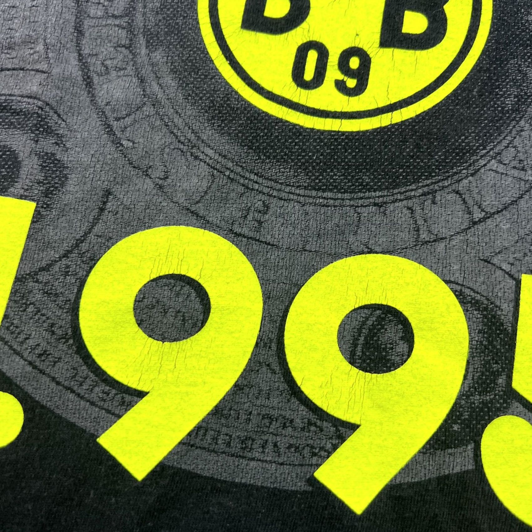 Nike VINTAGE Nike Borussia Dortmund 1995 Mens T-Shirt Black Large Football Deutscher Meister Shirt Mens Size US L / EU 52-54 / 3 - 4 Thumbnail