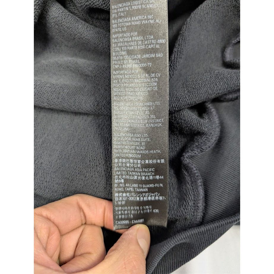 Balenciaga × Under Armour o1rshd1 Under Armour Molleton Oversized Crewneck Sweatshirt Size US L / EU 52-54 / 3 - 21 Thumbnail