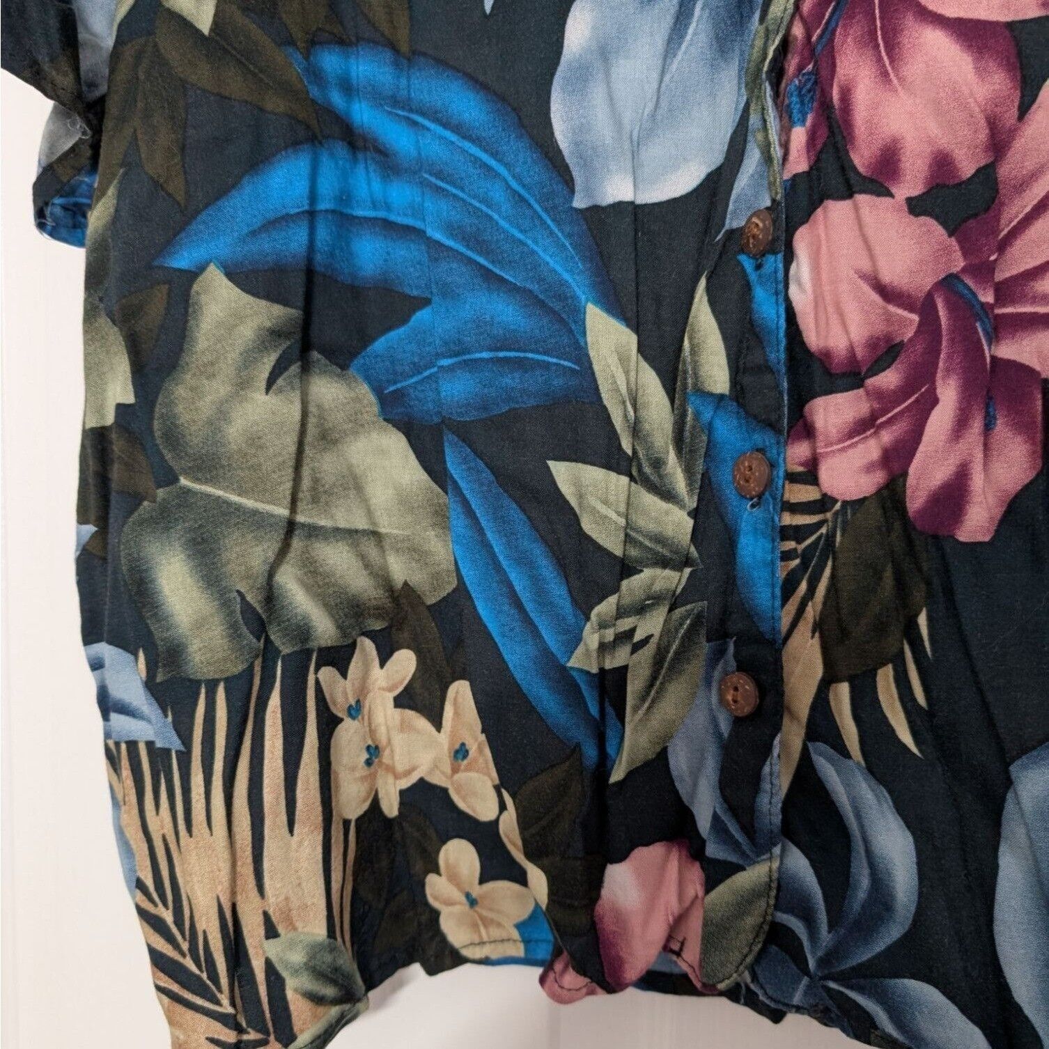 Hilo Hattie Vintage Hilo Hattie Floral Hawaiian Shirt Womens Size XL Size XL / US 12-14 / IT 48-50 - 3 Thumbnail