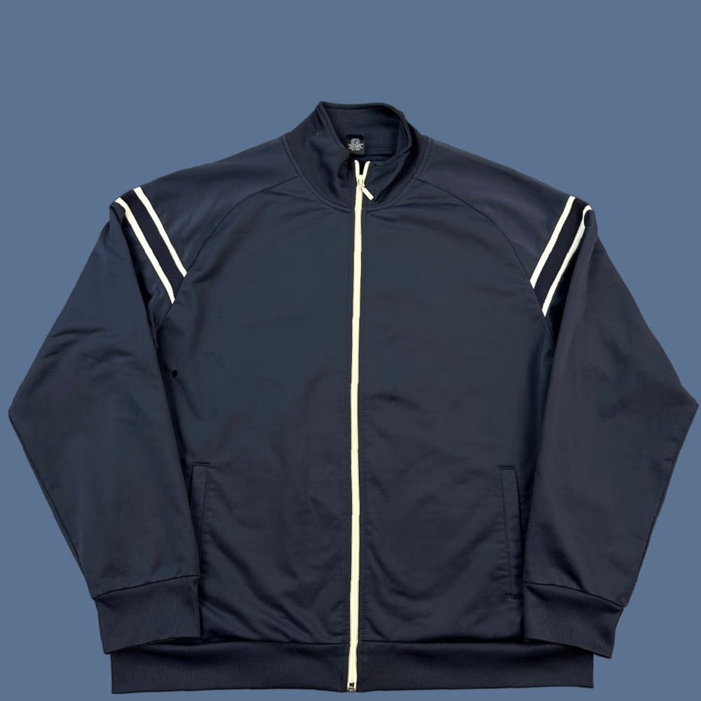 Gap VINTAGE Gap Track Jacket Mens Large Navy Full Zip Active Athleisure Retro Y2K Size US L / EU 52-54 / 3 - 1 Thumbnail