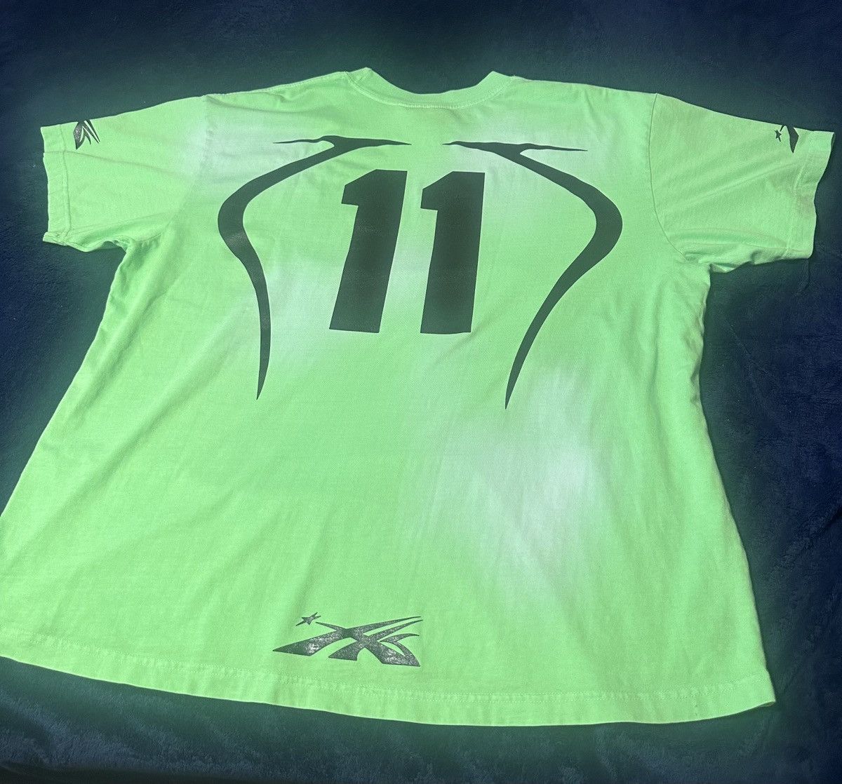 HELLSTAR HELLSTAR warm up Tee Neon Green Size US XL / EU 56 / 4 - 2 Thumbnail