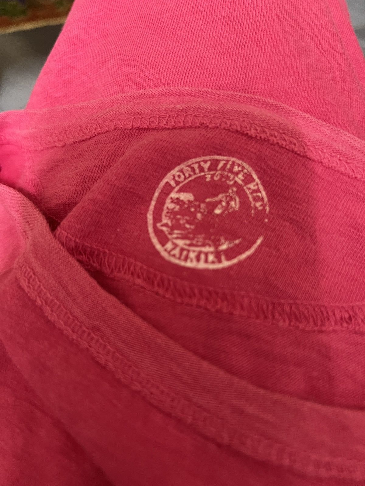 45rpm × Japanese Brand Vtg 45rpm Pink Shirt Logo Size US M / EU 48-50 / 2 - 3 Thumbnail