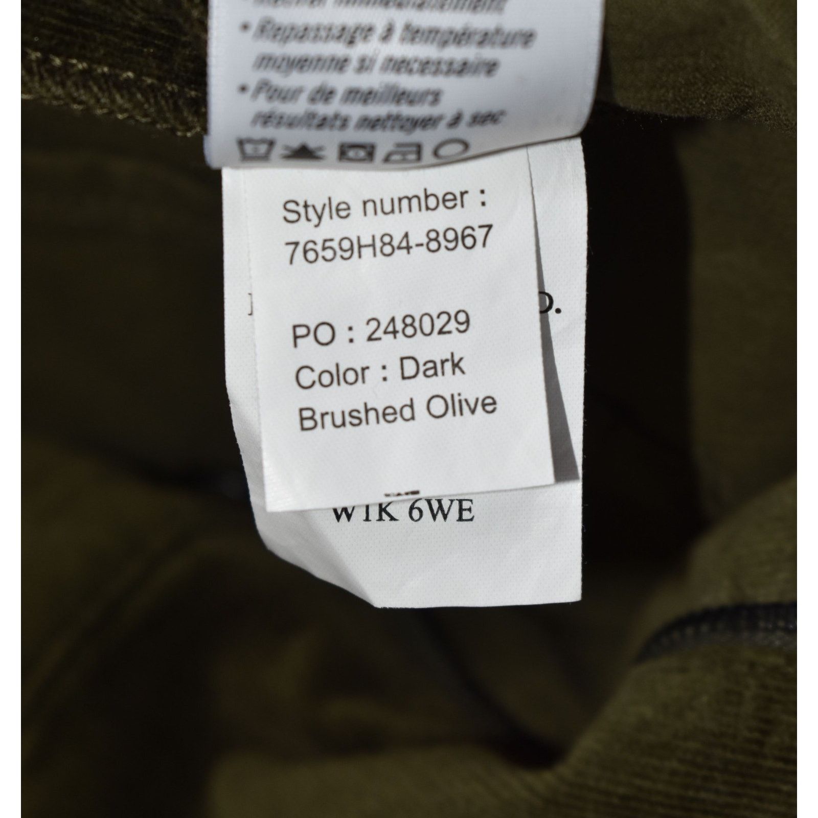 Paige NWOT PAIGE Dark Olive Corduroy Straight Ankle Jumpsuit Sz 4 Size 27" / US 4 / IT 40 - 6 Thumbnail