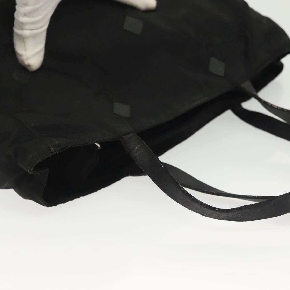 Prada PRADA Hand Bag Nylon Black Silver Size ONE SIZE - 6 Thumbnail